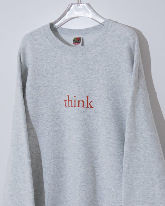 "Think" print sweatshirt