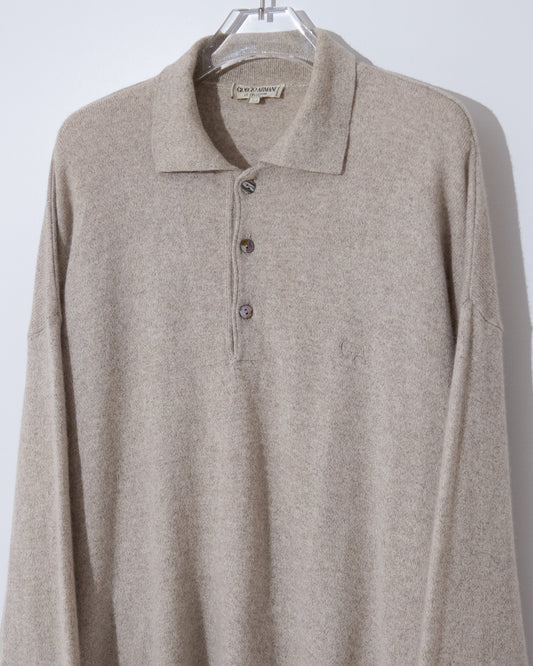 "Giorgio Armani" knit polo shirt
