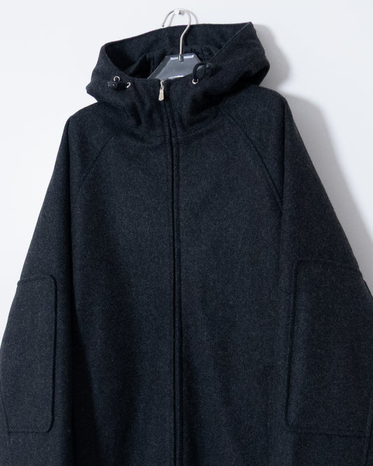 EURO "Calvin Klein Jeans" wool hooded coat