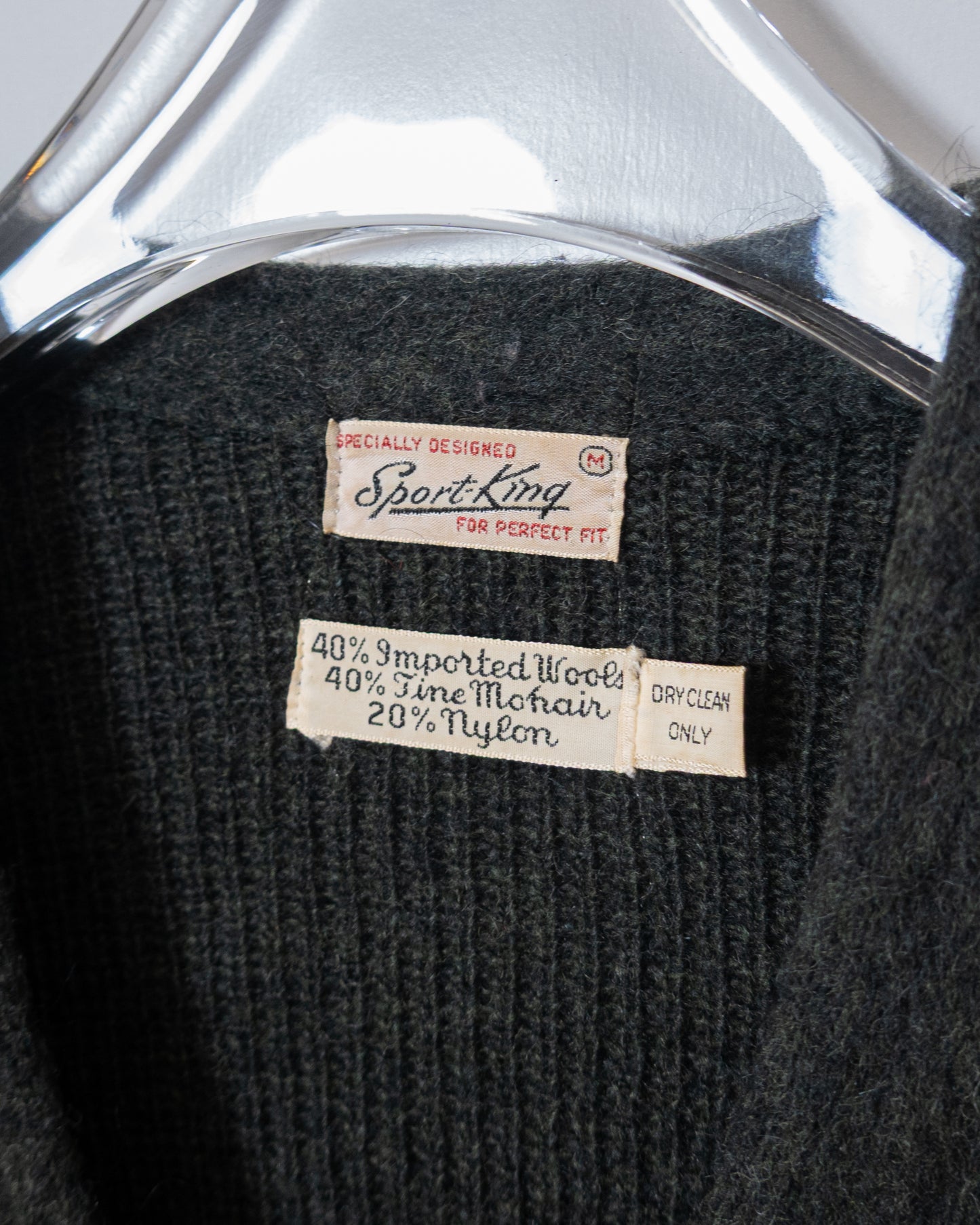 Vintage mohair knit cardigan