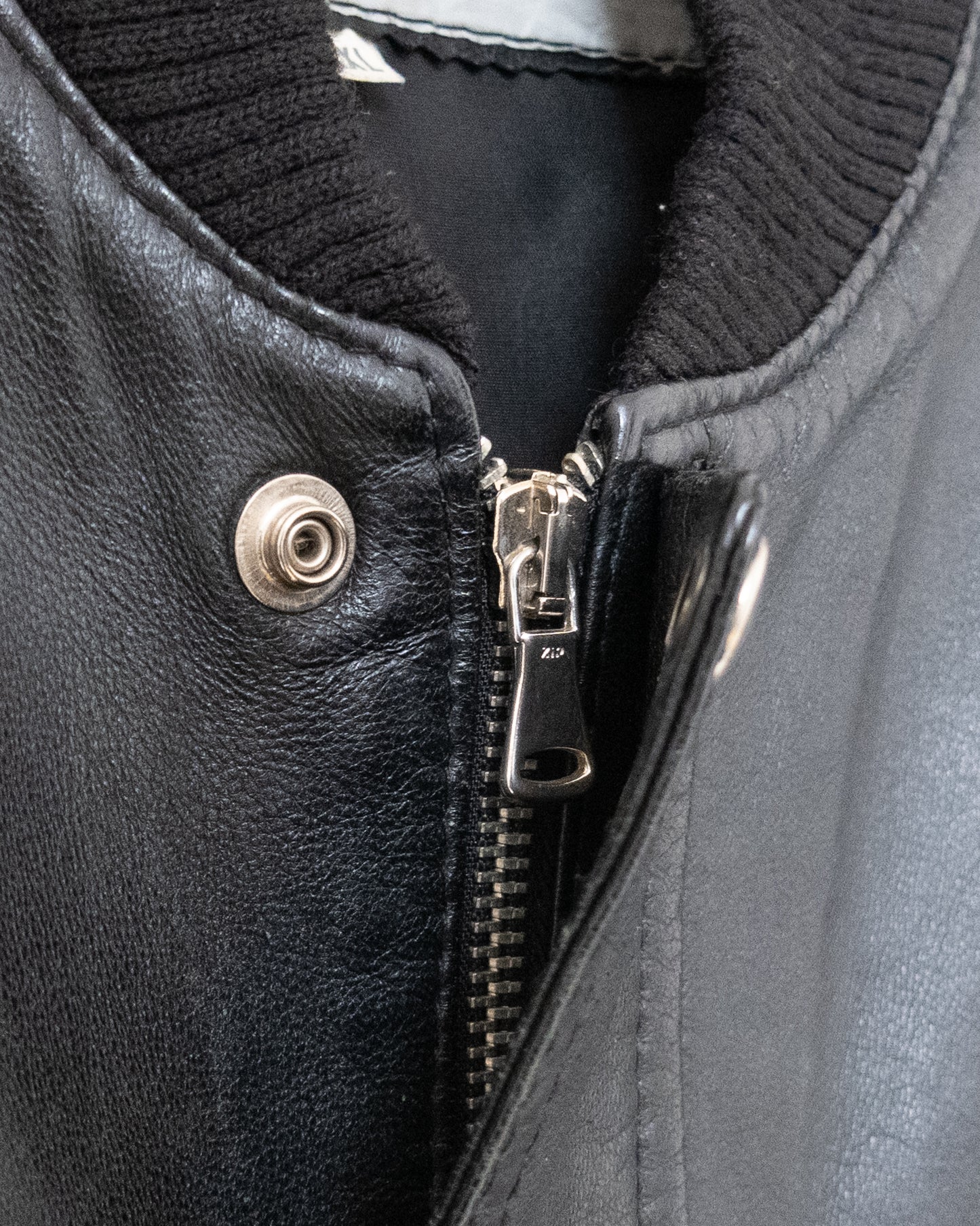 Deerskin leather jacket