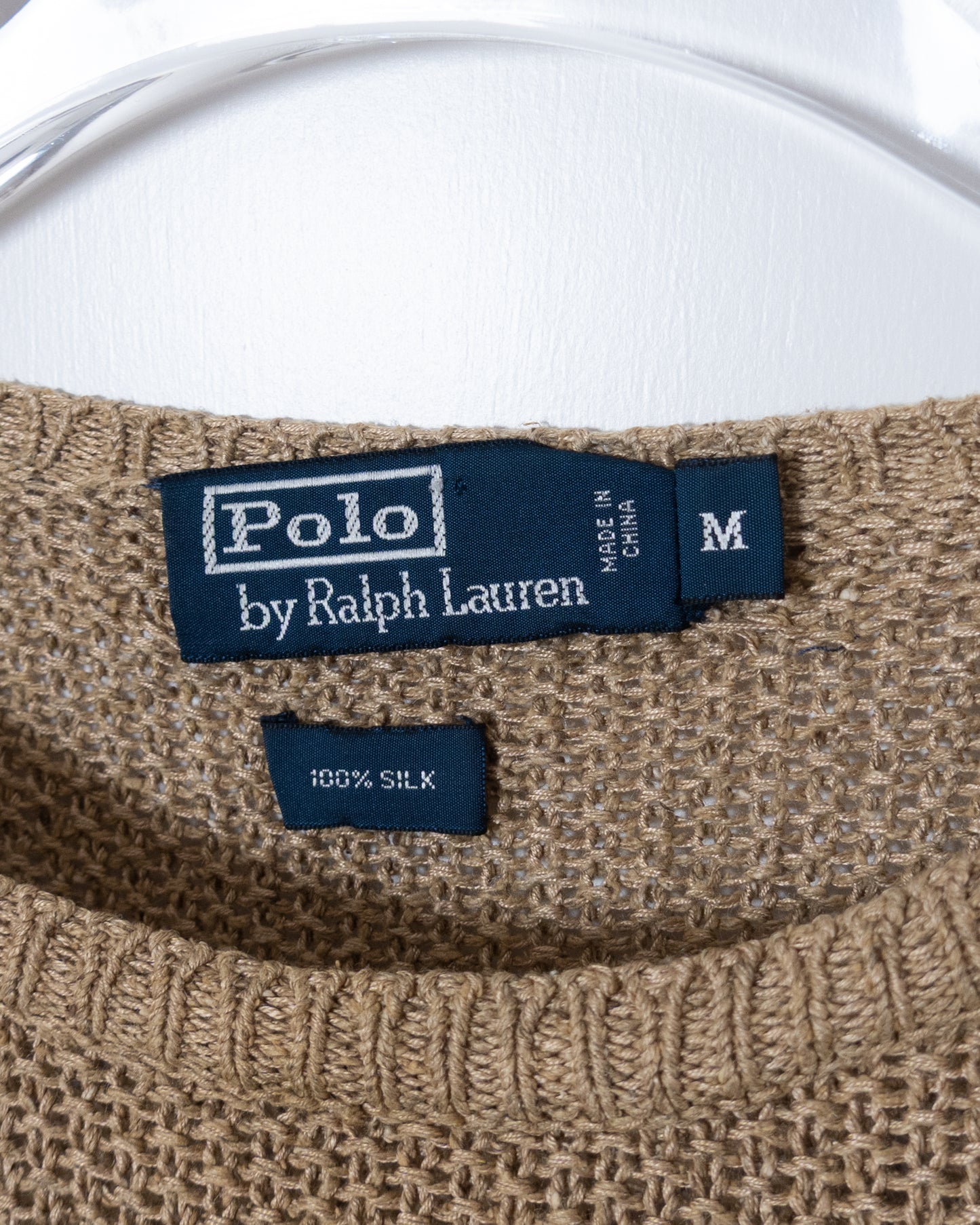 "Polo by Ralph Lauren" all silk knit sweater