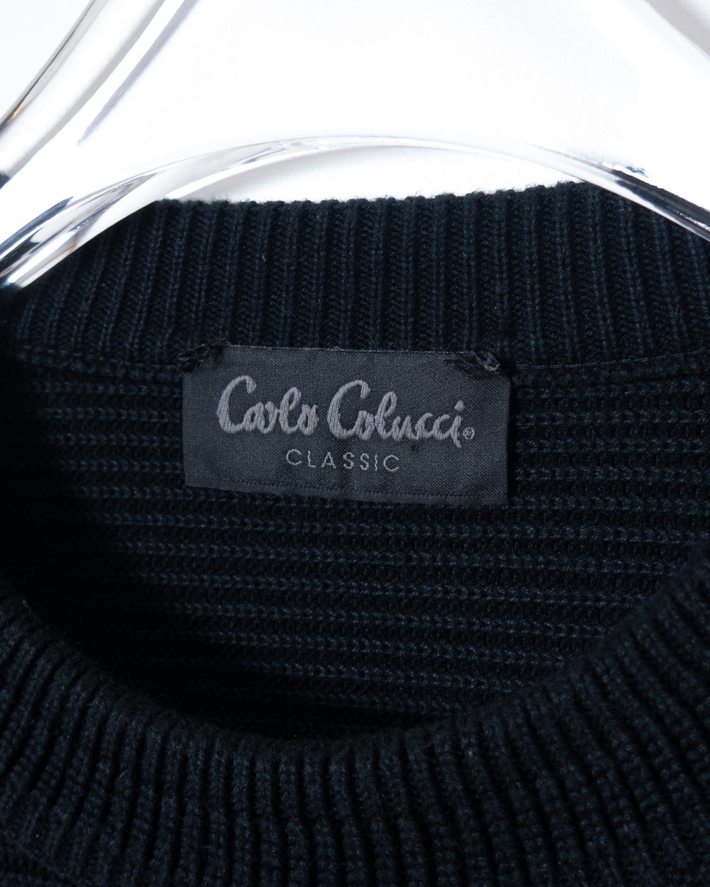 "CARLO COLUCCI" cotton knit sweater