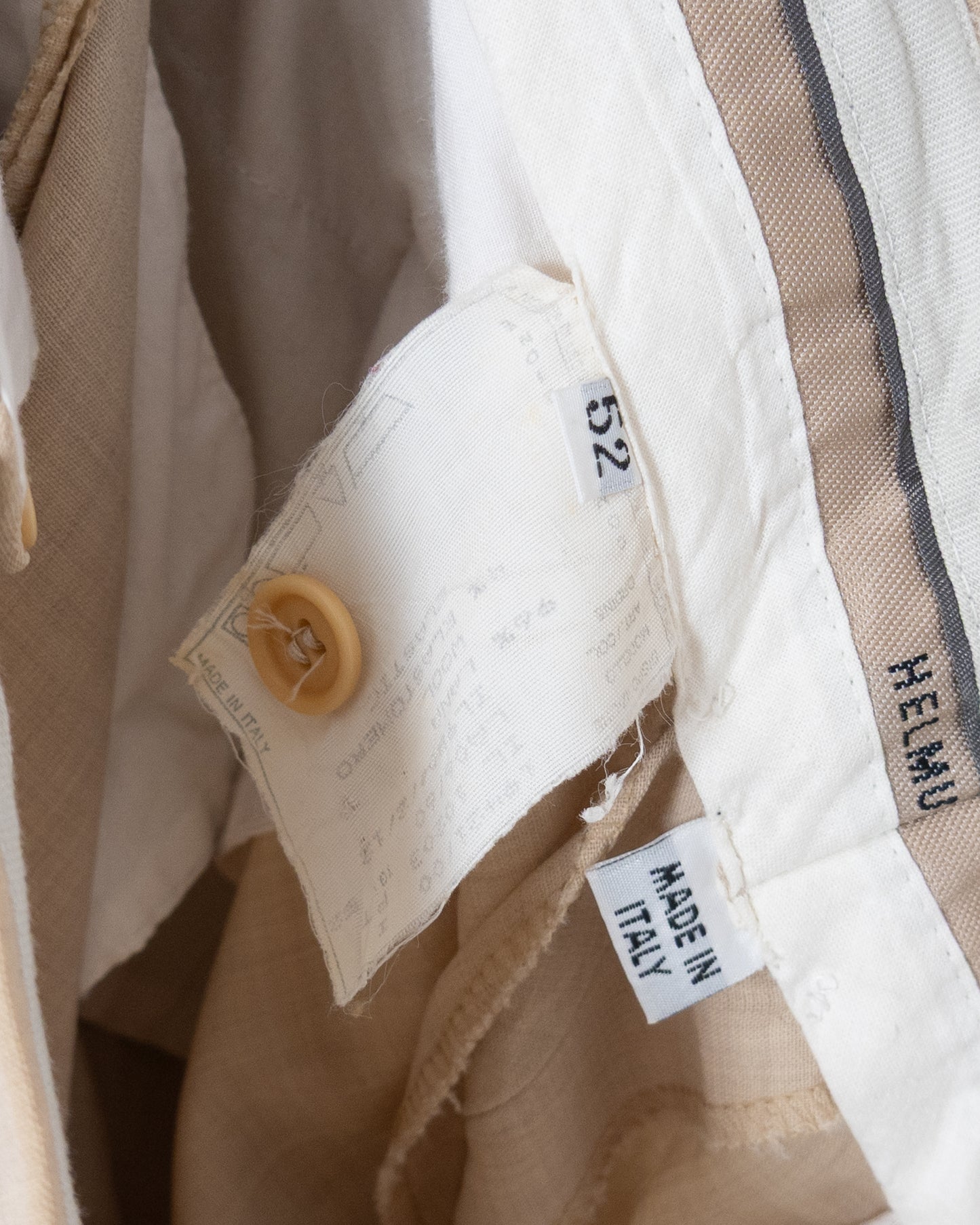 "HELMUT LANG" summer wool slacks