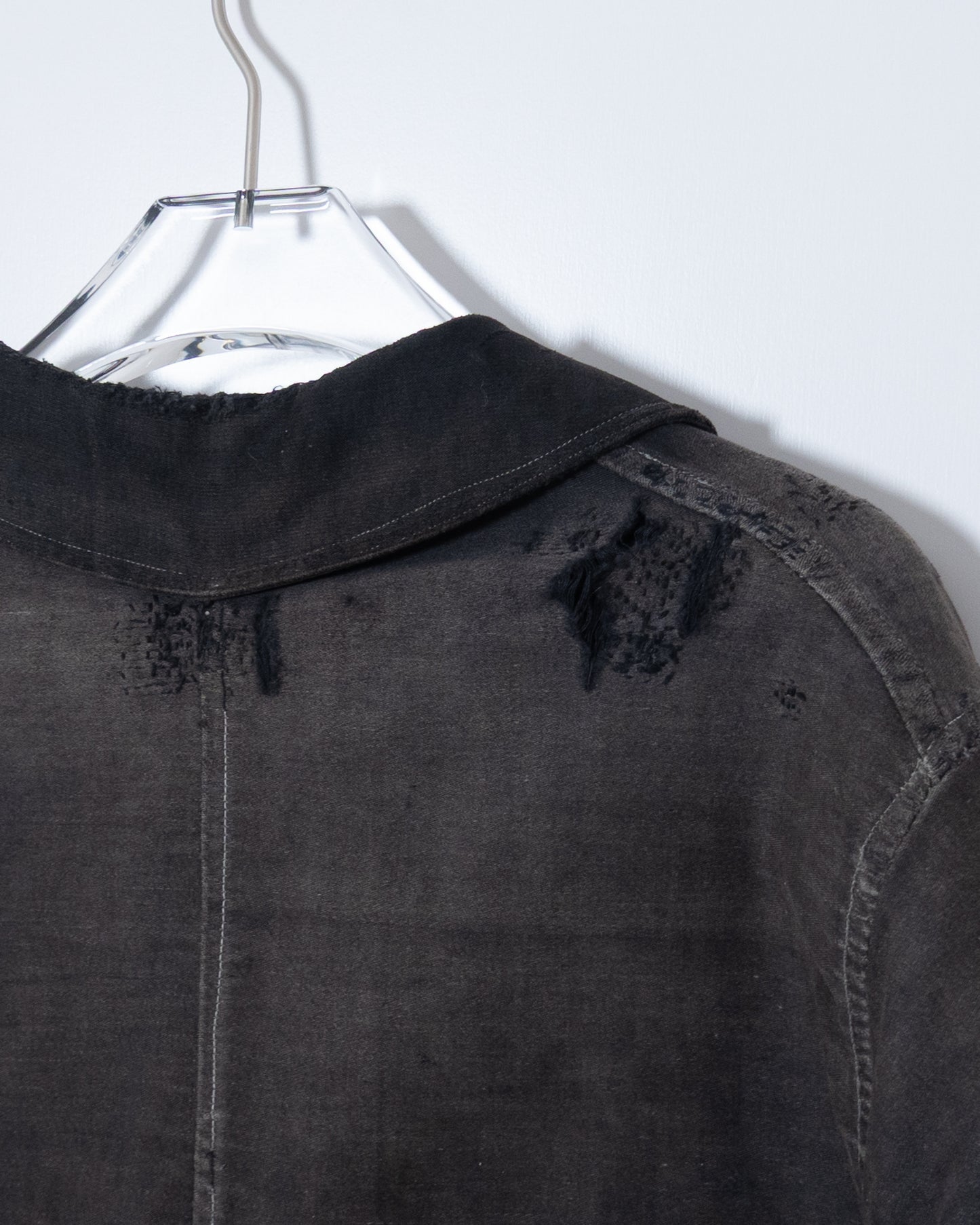 vintage amazing repaired moleskin jacket