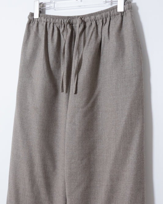 "eskandar" wide wool easy pants