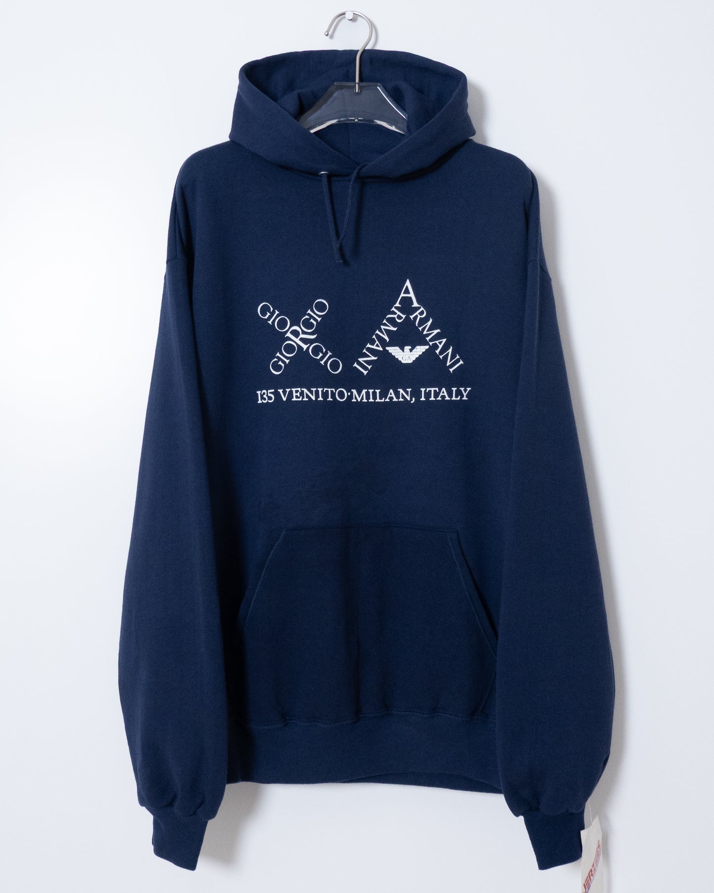printed sweat hoodie “GIORGIO ARMANI”