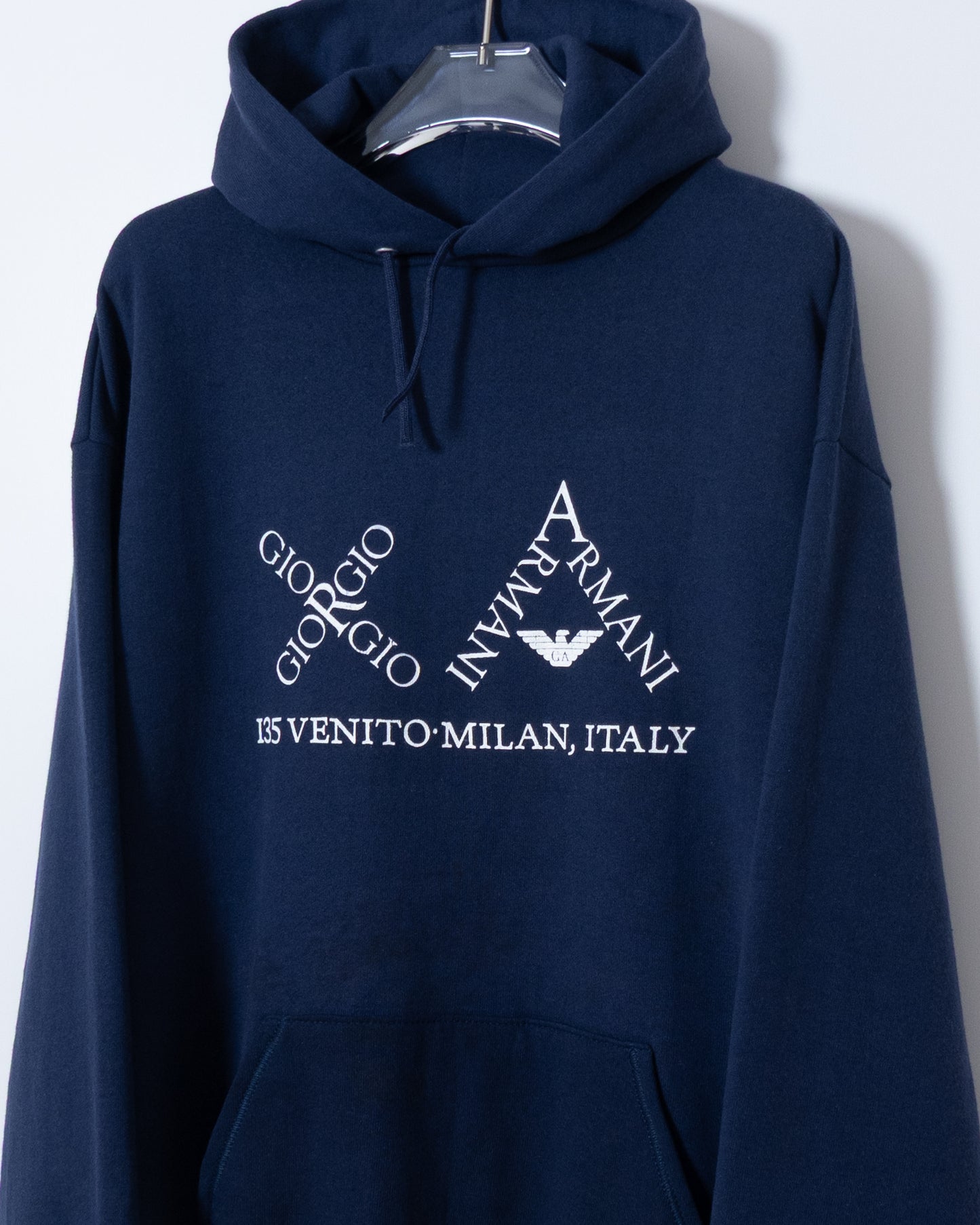 printed sweat hoodie “GIORGIO ARMANI”