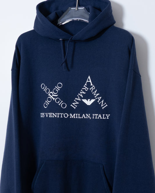 printed sweat hoodie “GIORGIO ARMANI”