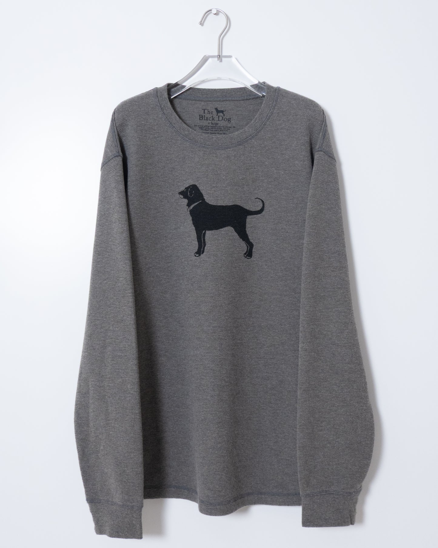 dog printed thermal L/S T-shirt