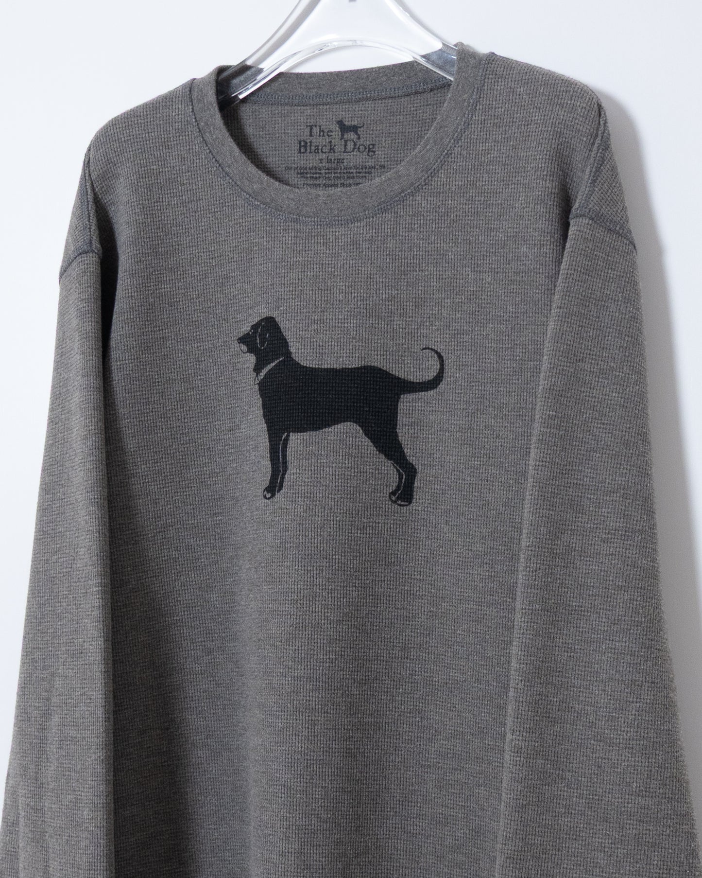 dog printed thermal L/S T-shirt