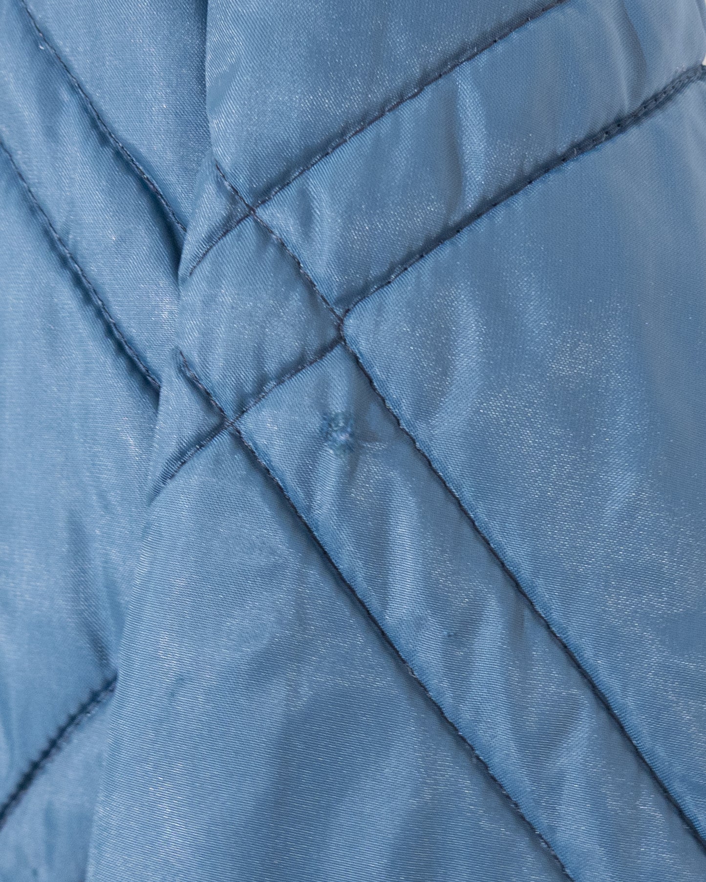 old diamond quilted nylon jacket