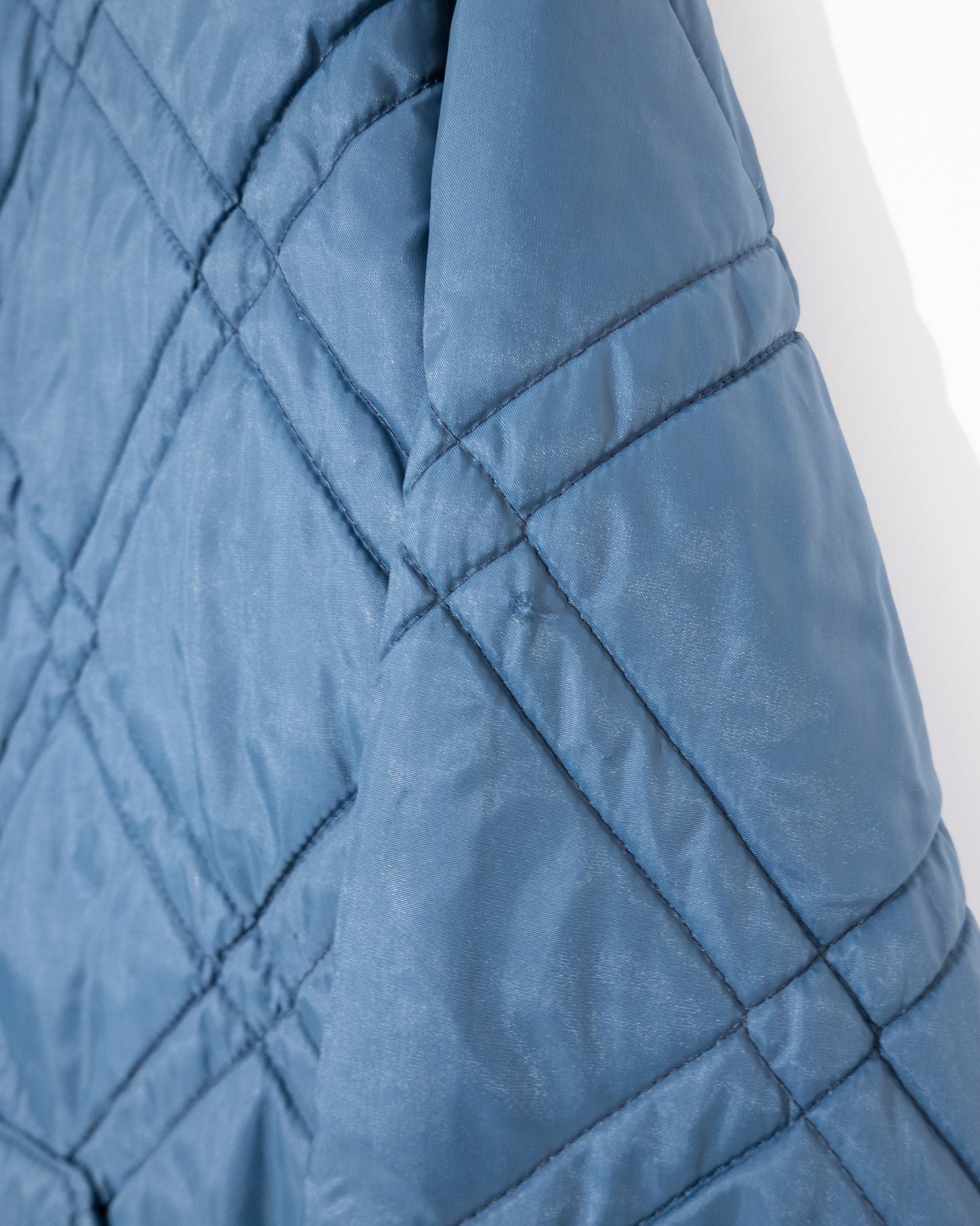 old diamond quilted nylon jacket