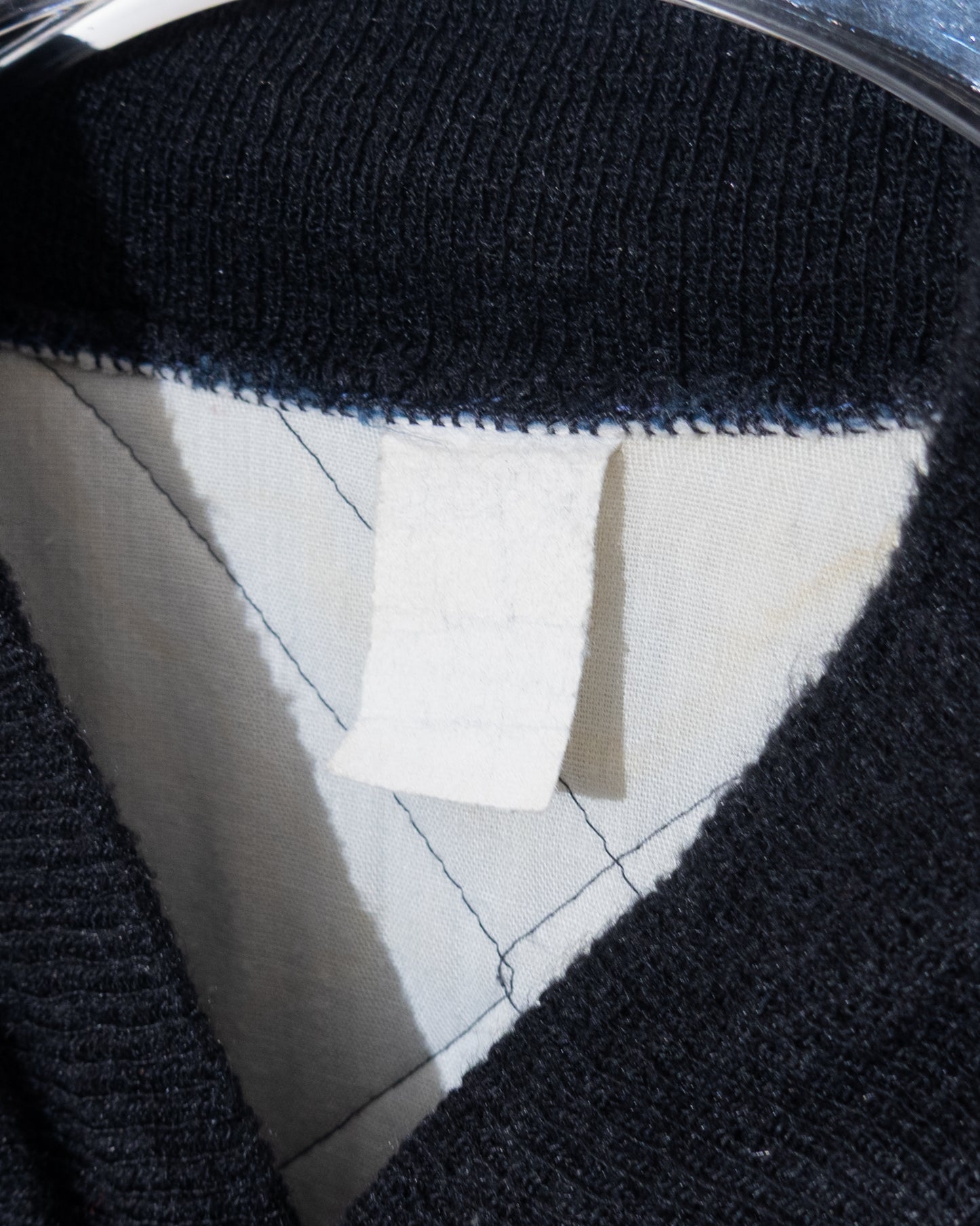 old diamond quilted nylon jacket