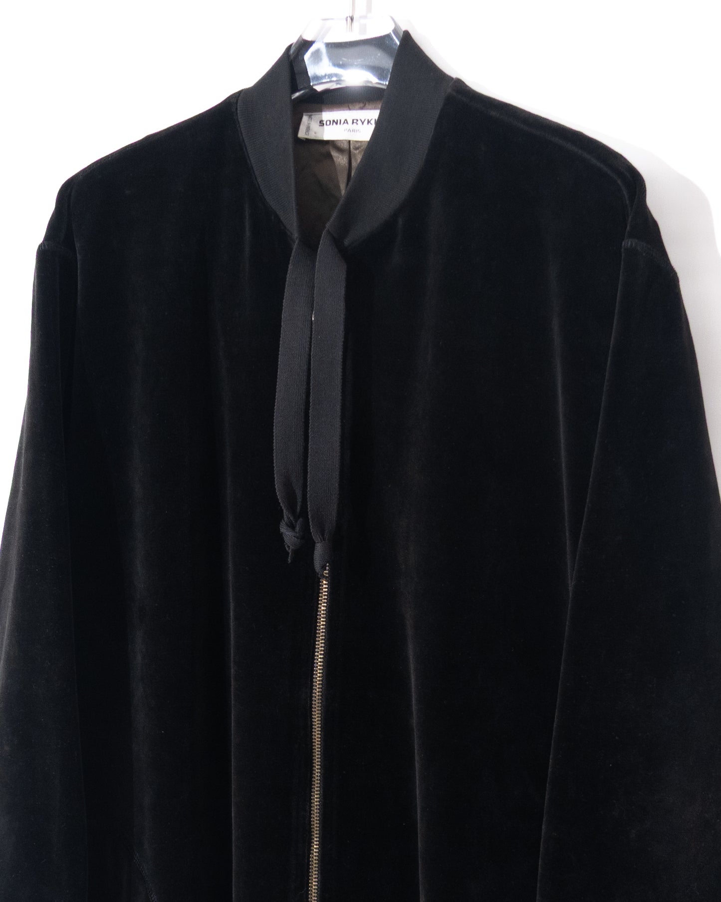 "SONIA RYKIEL" velour bomber jacket