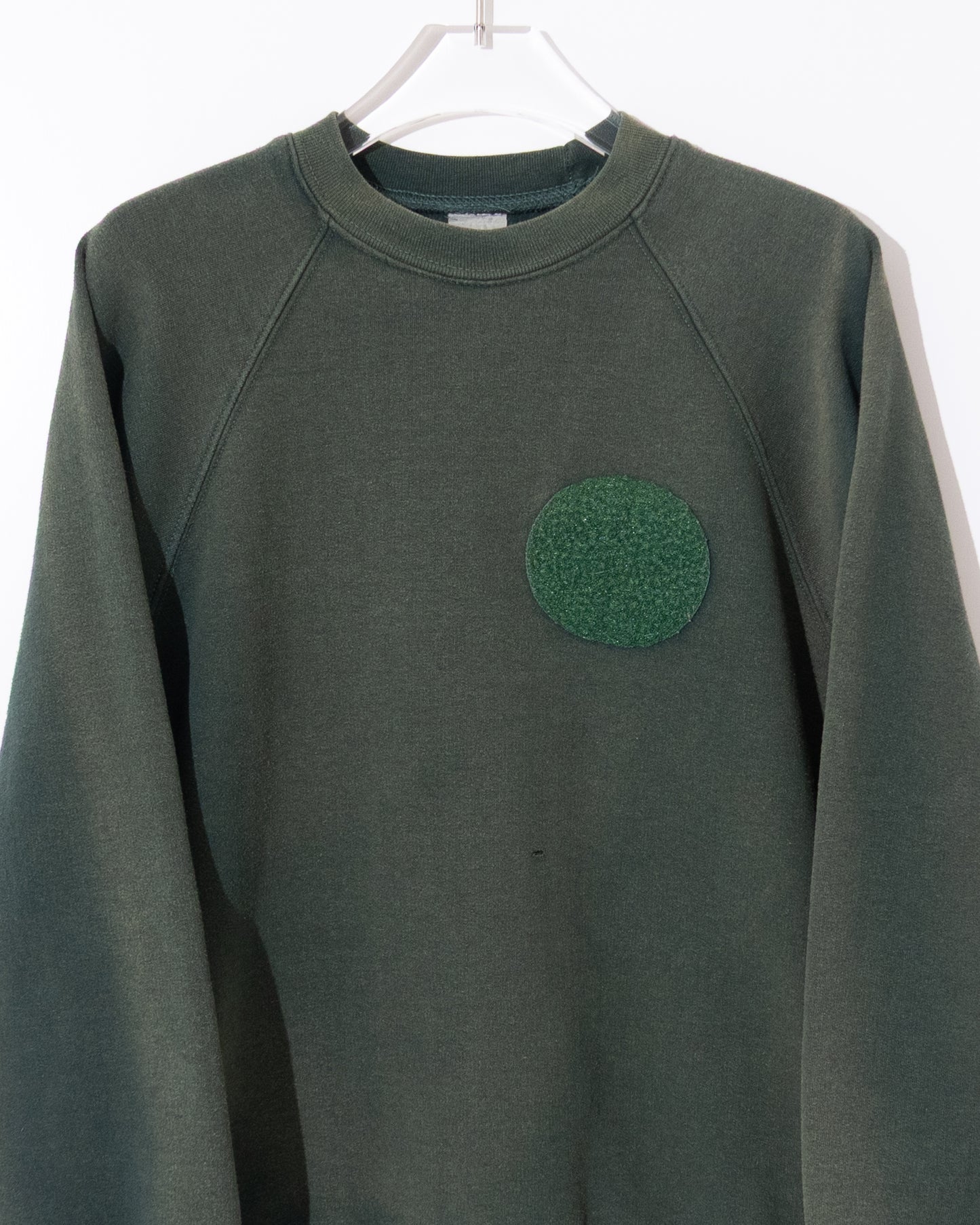 'EURO' velcro patch fade sweatshirt