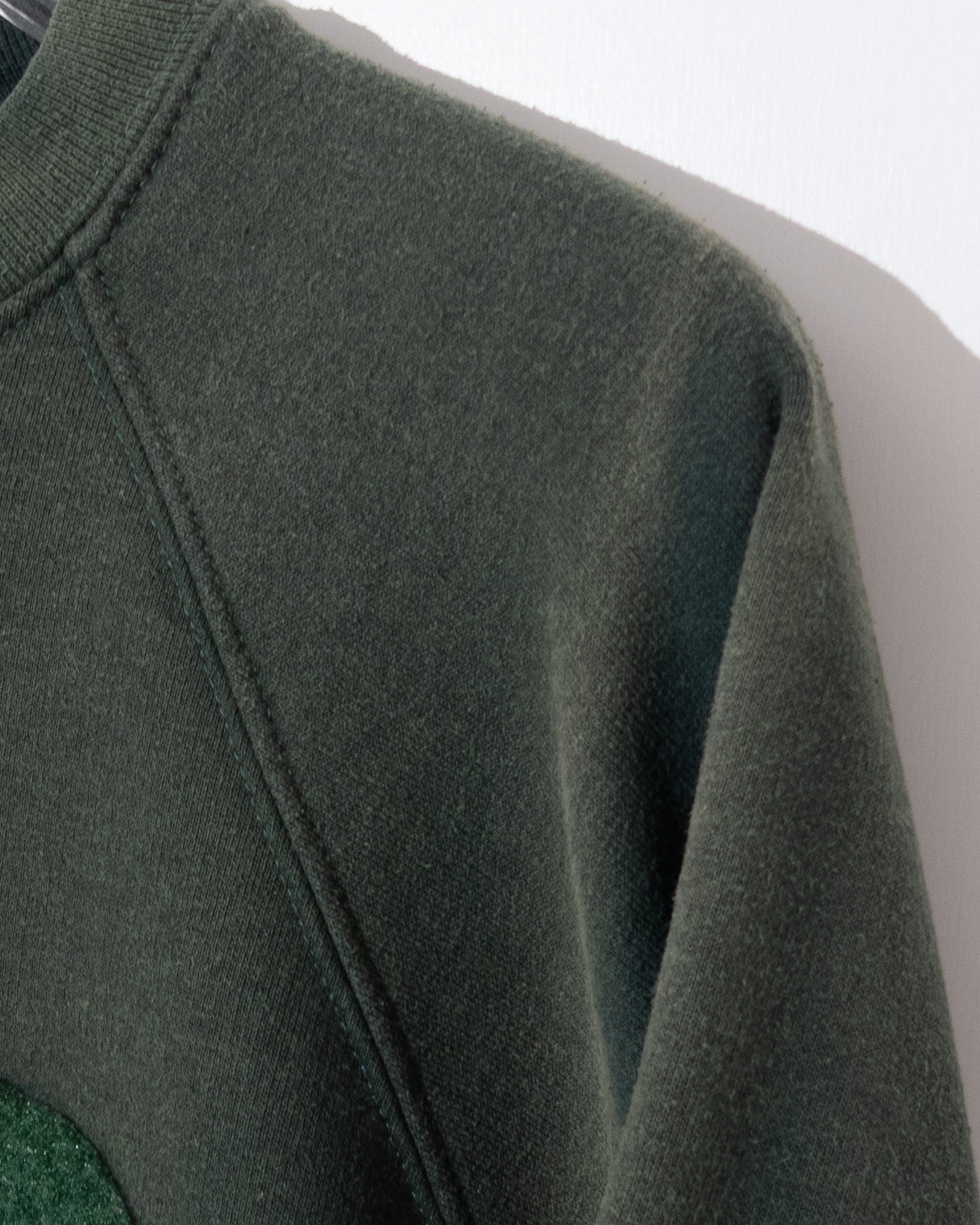 'EURO' velcro patch fade sweatshirt