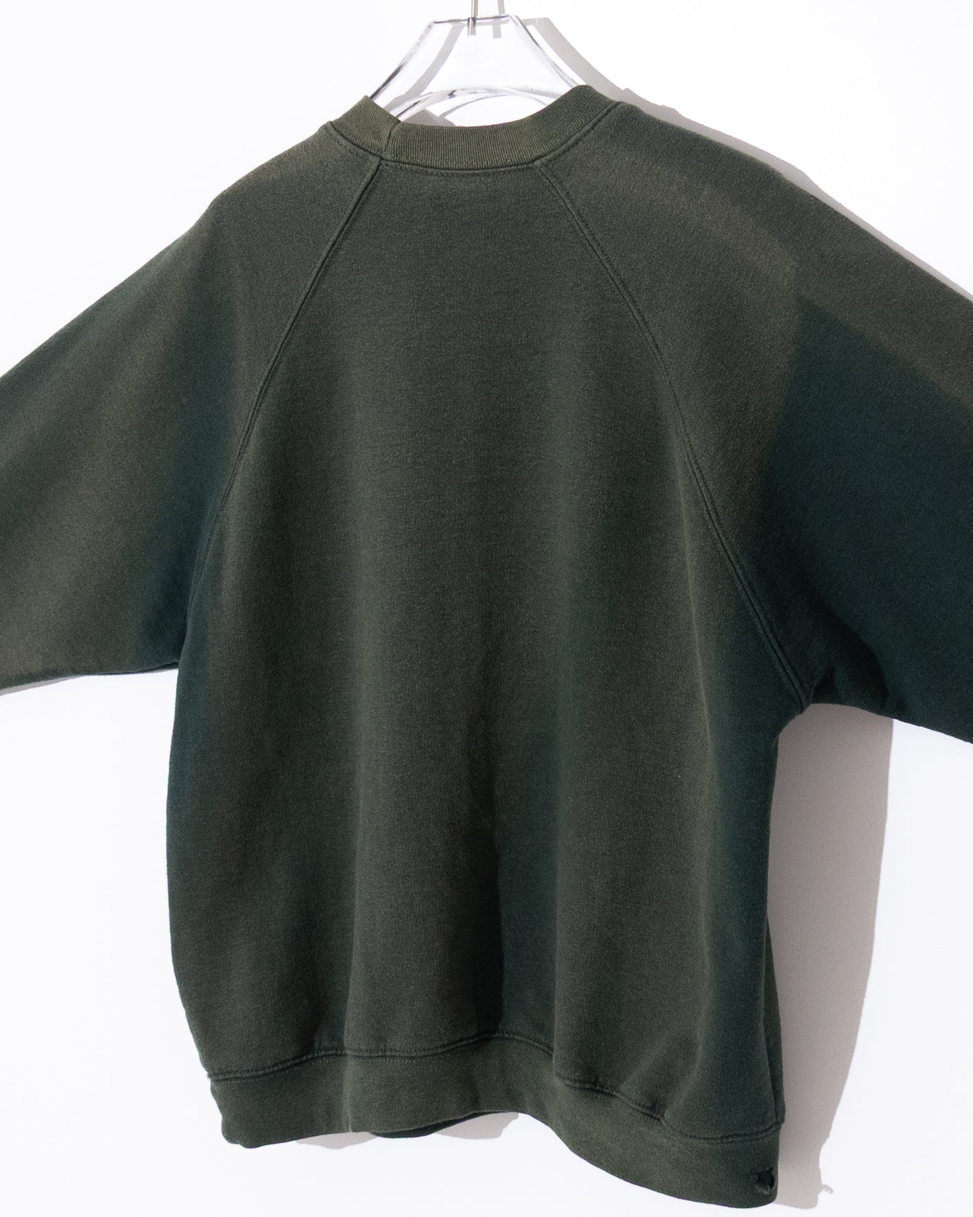 'EURO' velcro patch fade sweatshirt