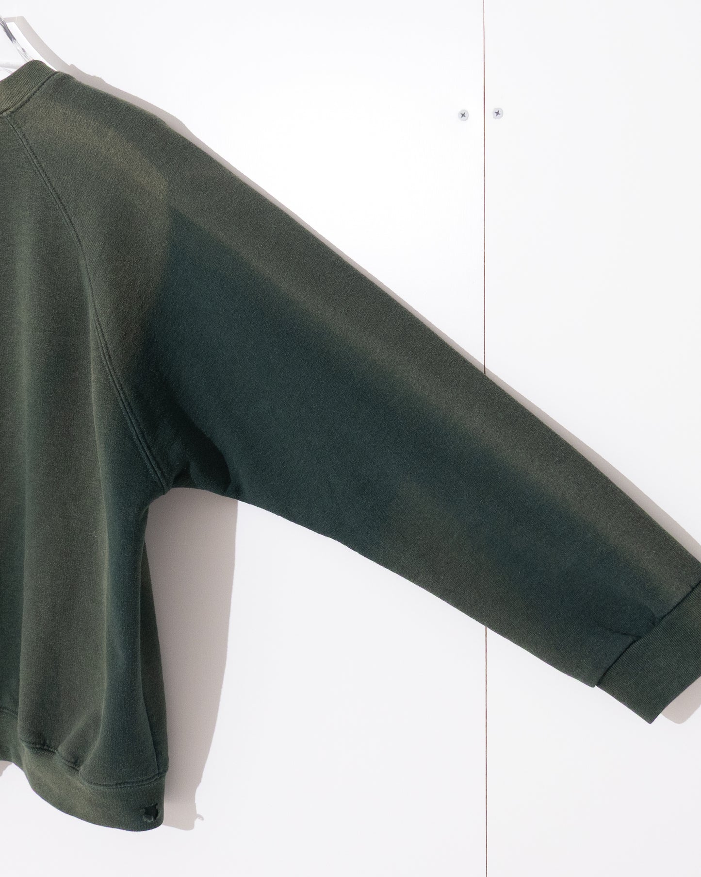 'EURO' velcro patch fade sweatshirt