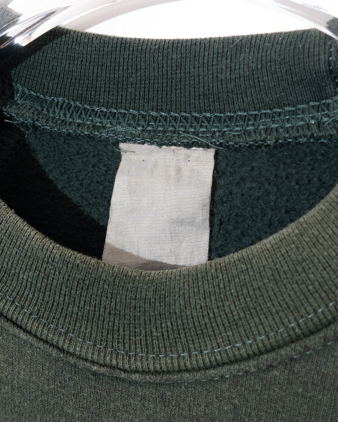 'EURO' velcro patch fade sweatshirt