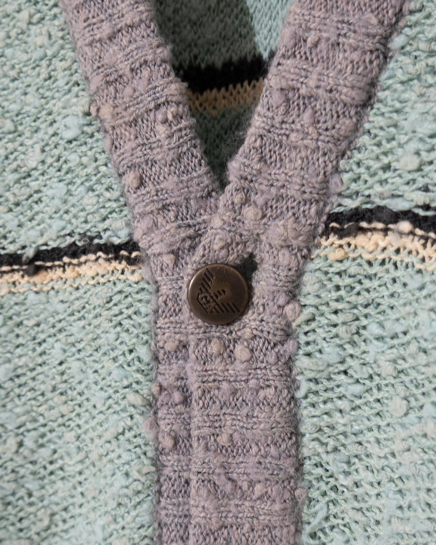 'Giorgio Armani' multi-stripe cardigan