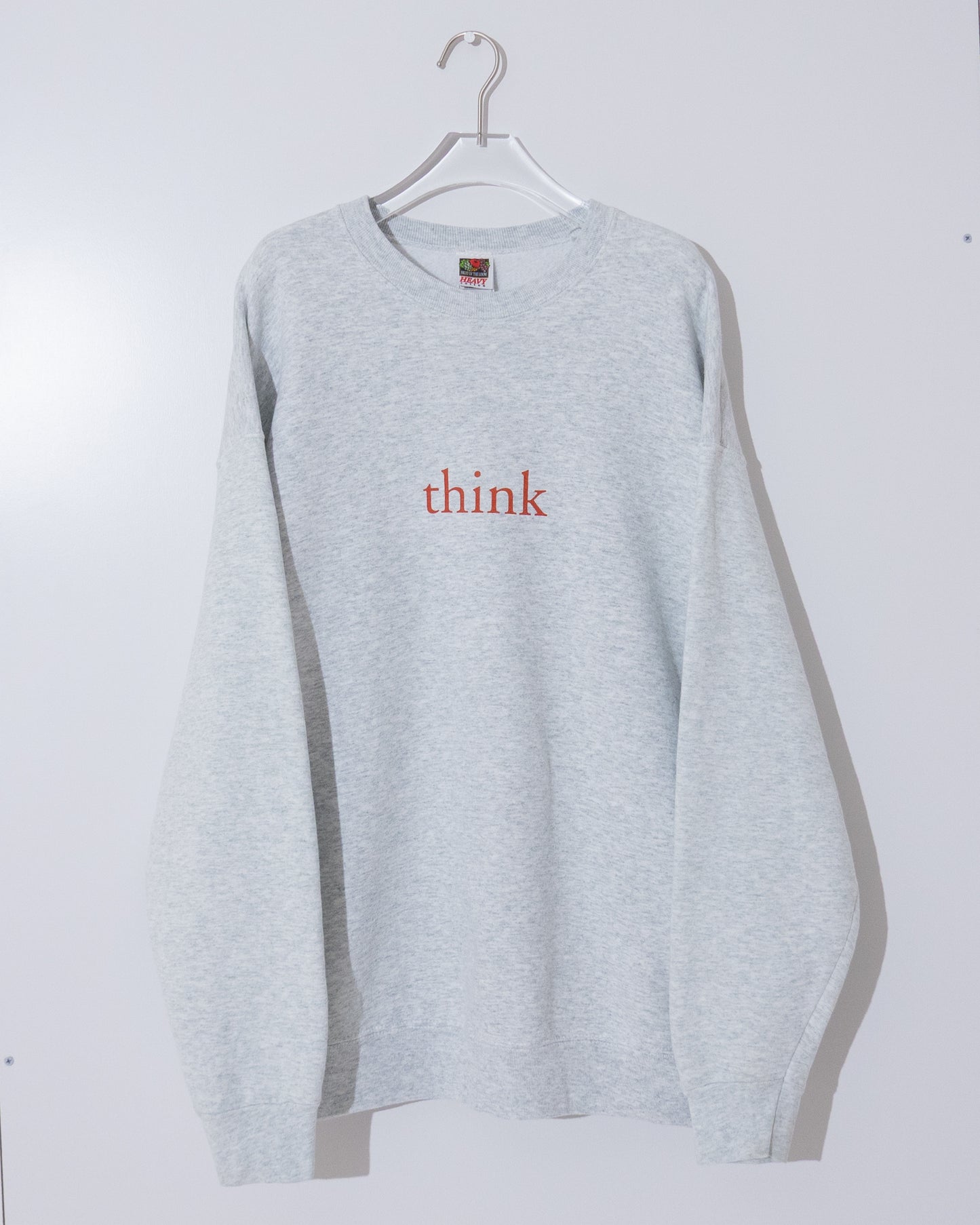 'Think' print sweatshirt
