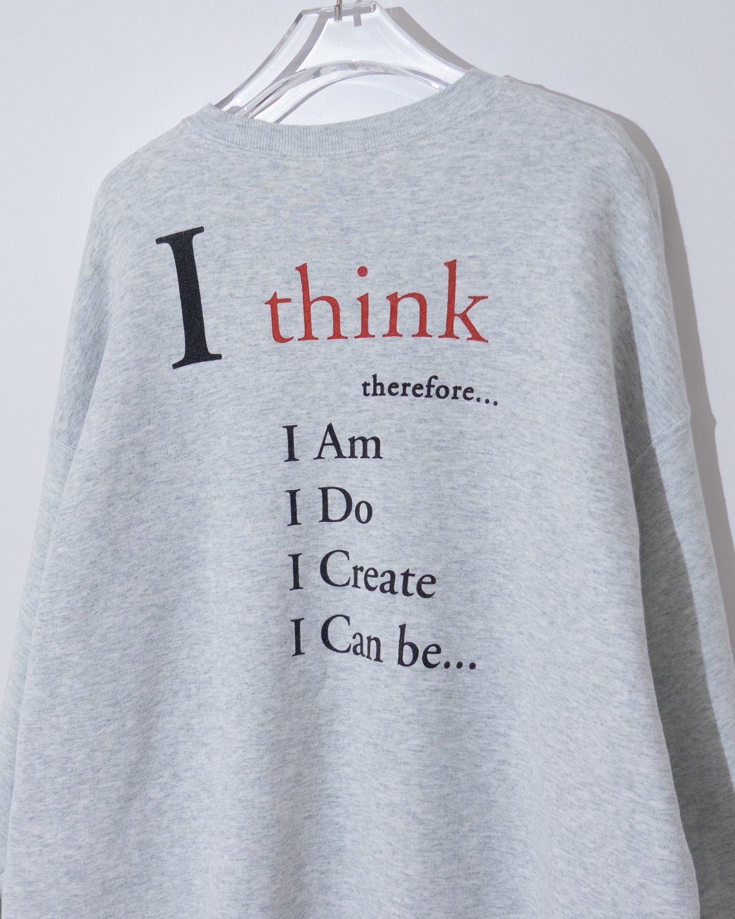 'Think' print sweatshirt