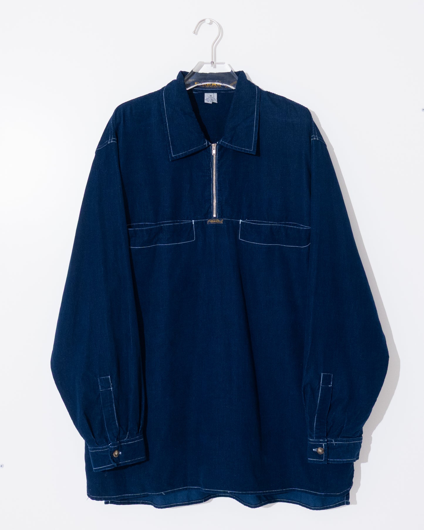 'MARITHÉ FRANÇOIS GIRBAUD' corduroy half-zip shirt