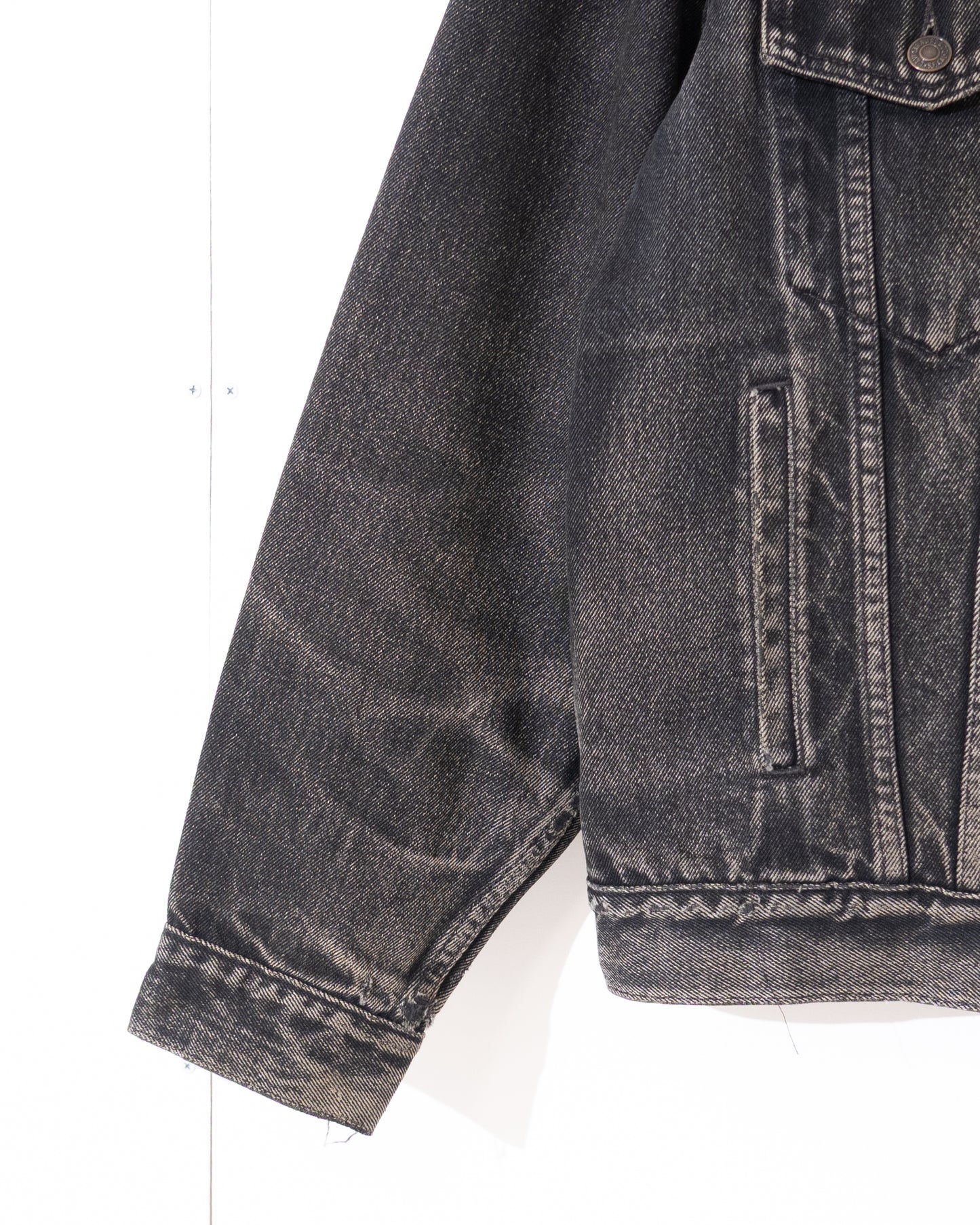 Euro 'Levi's' 70503 black denim jacket