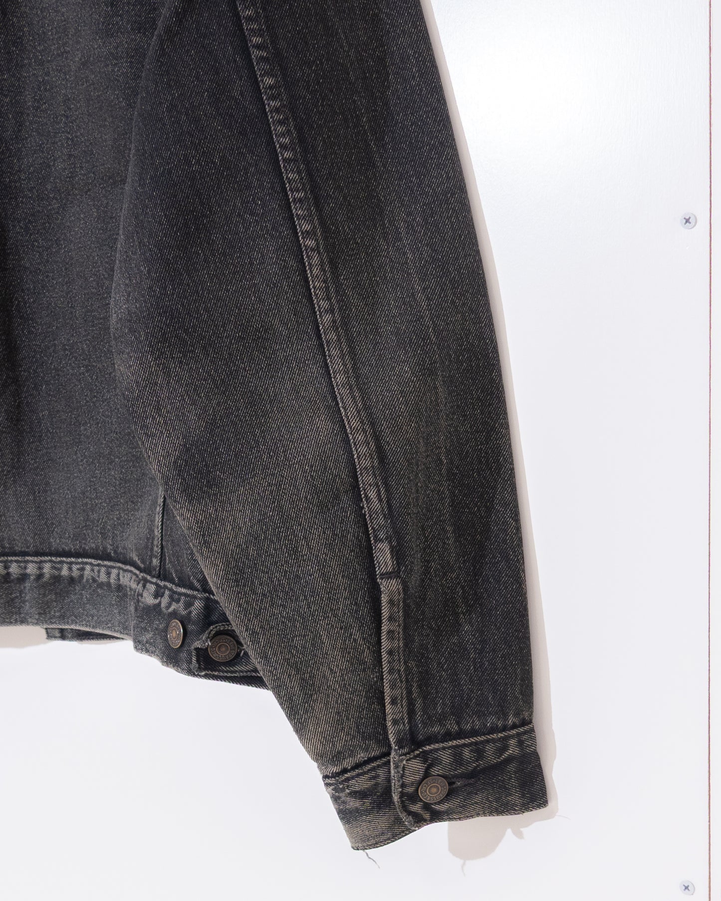 Euro 'Levi's' 70503 black denim jacket