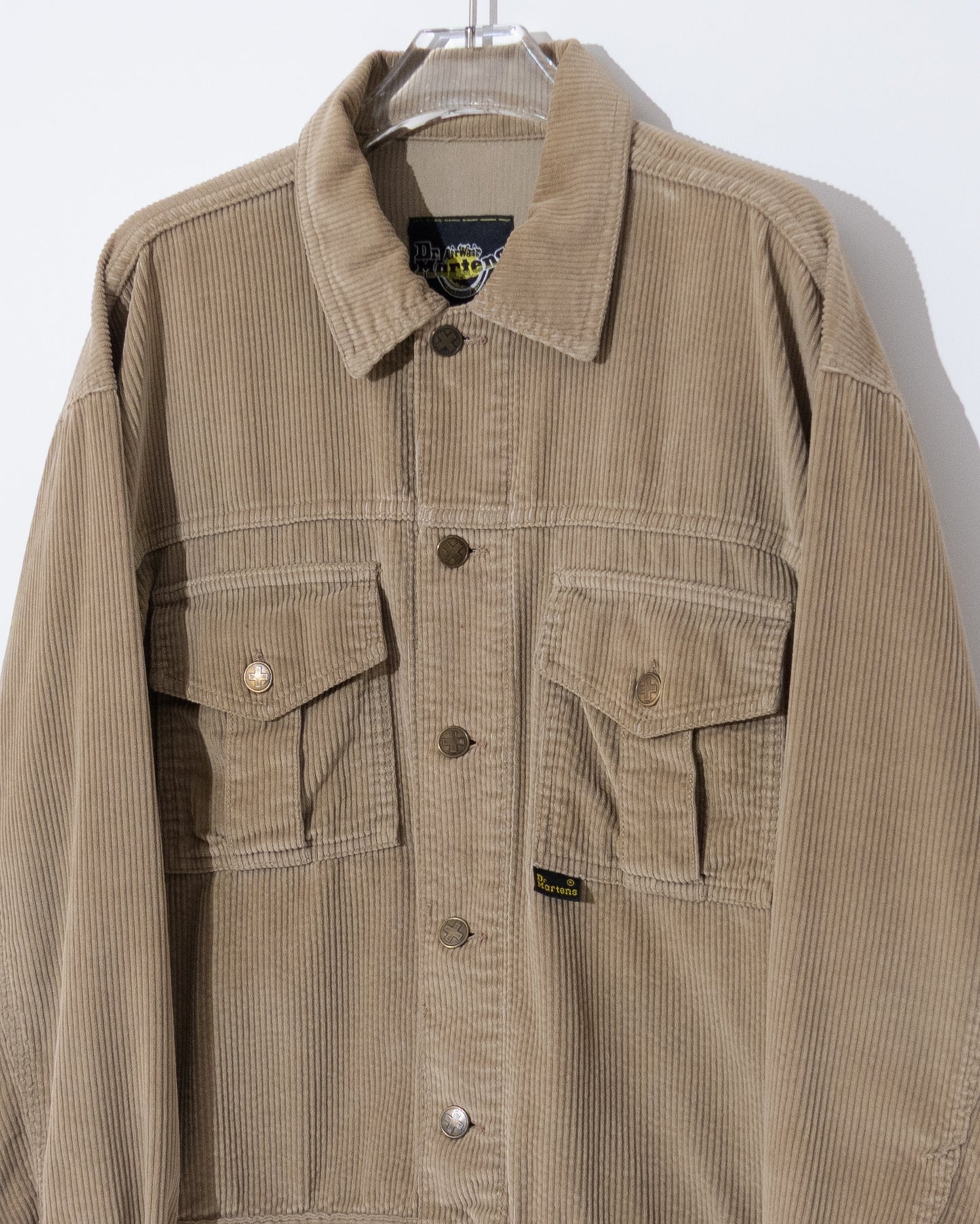 'Dr. Martens' corduroy trucker jacket