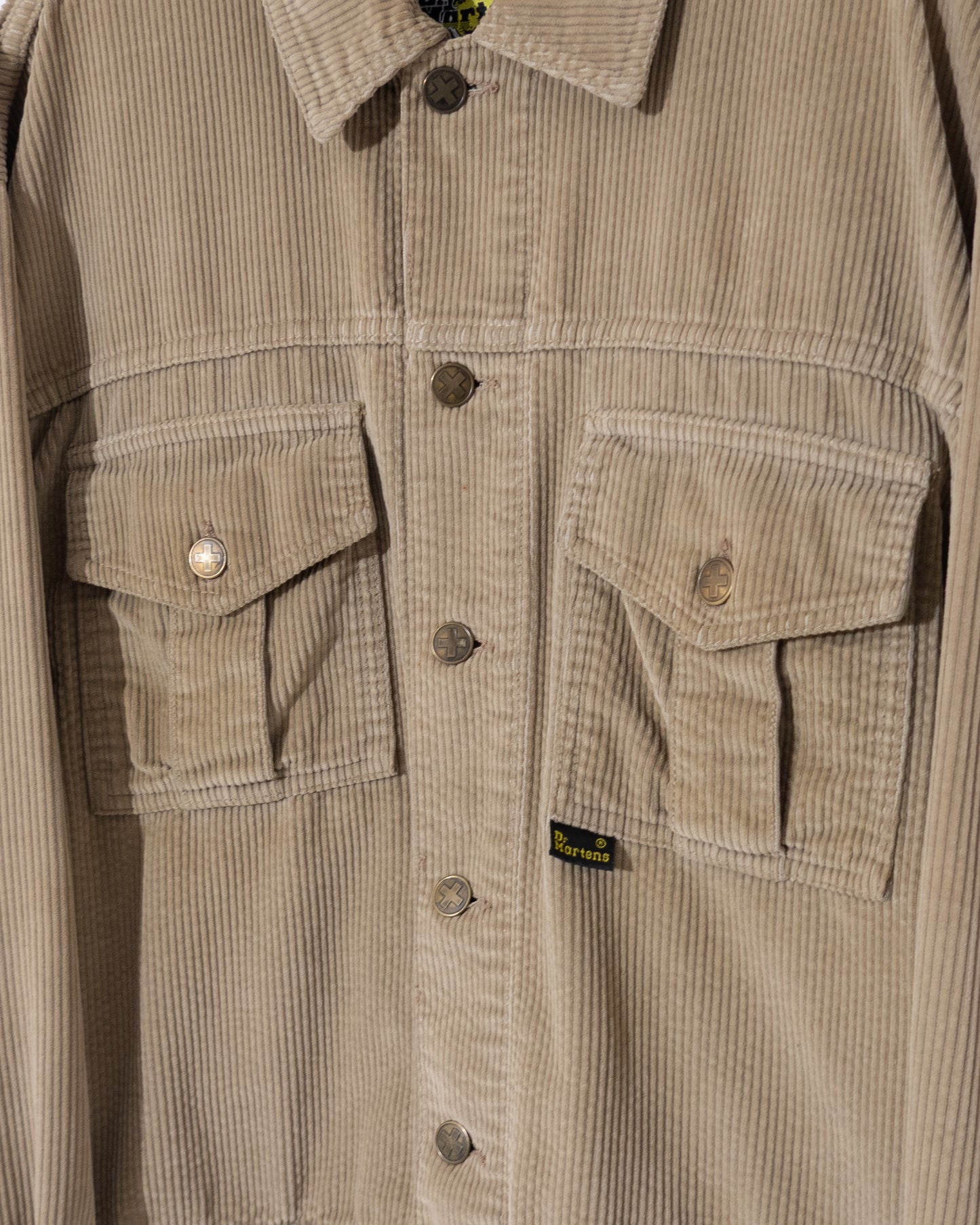 'Dr. Martens' corduroy trucker jacket