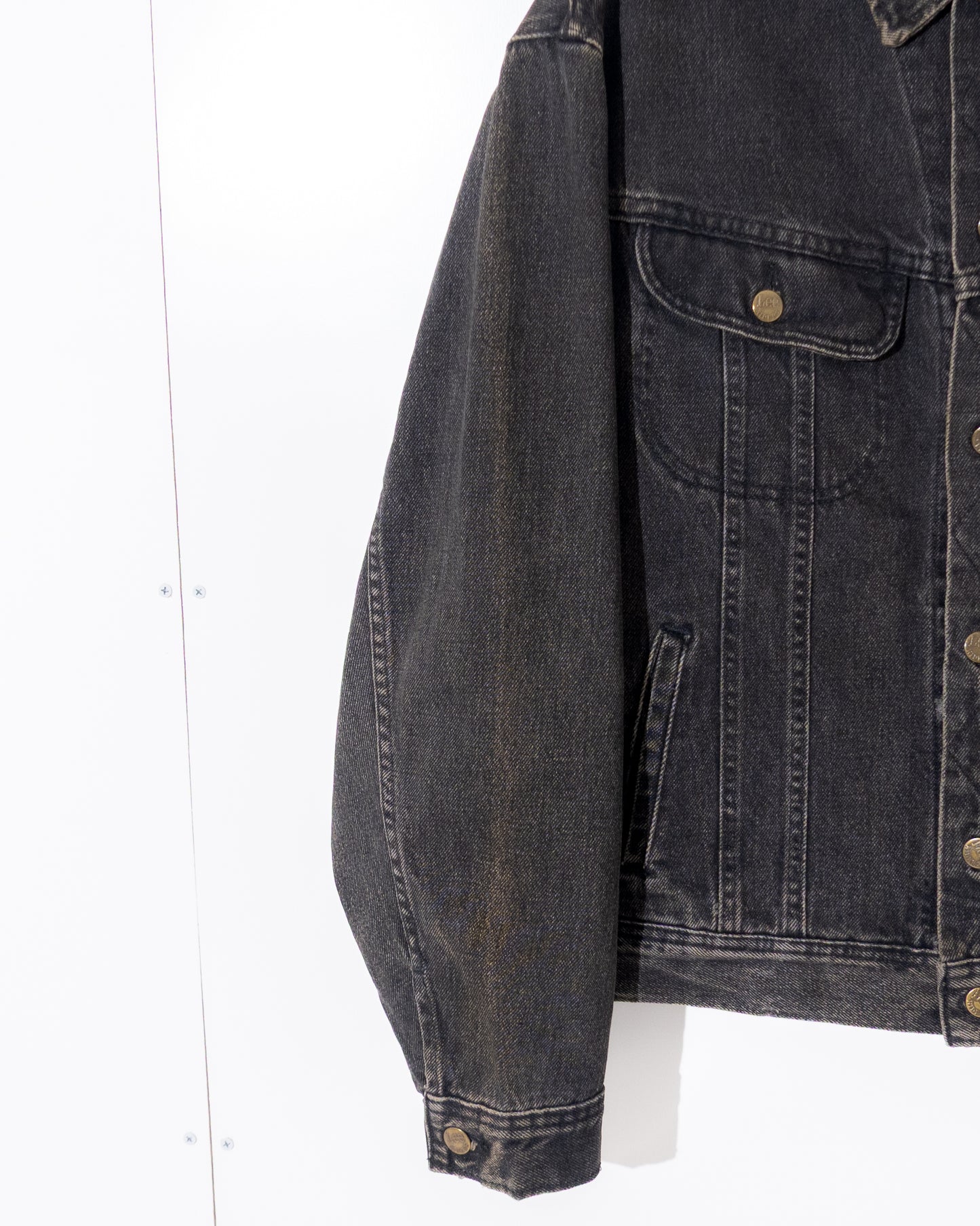 'Lee' black denim jacket
