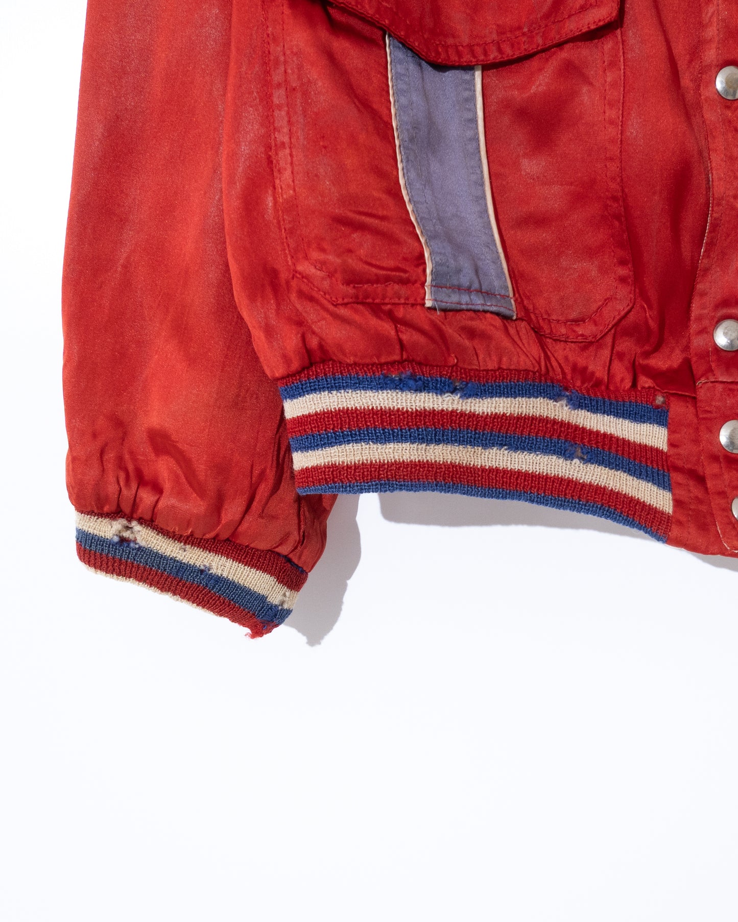 Satin varsity jacket