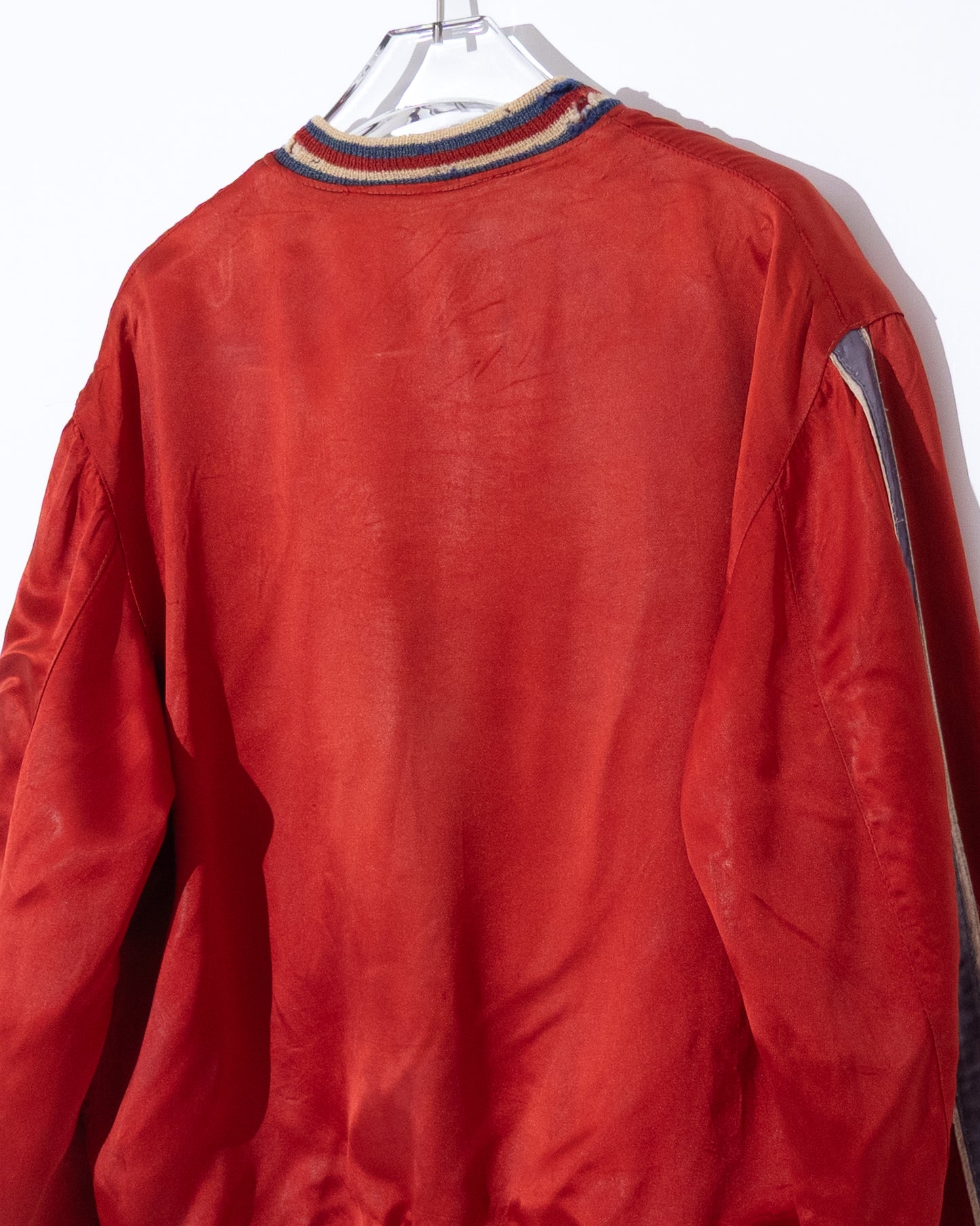 Satin varsity jacket