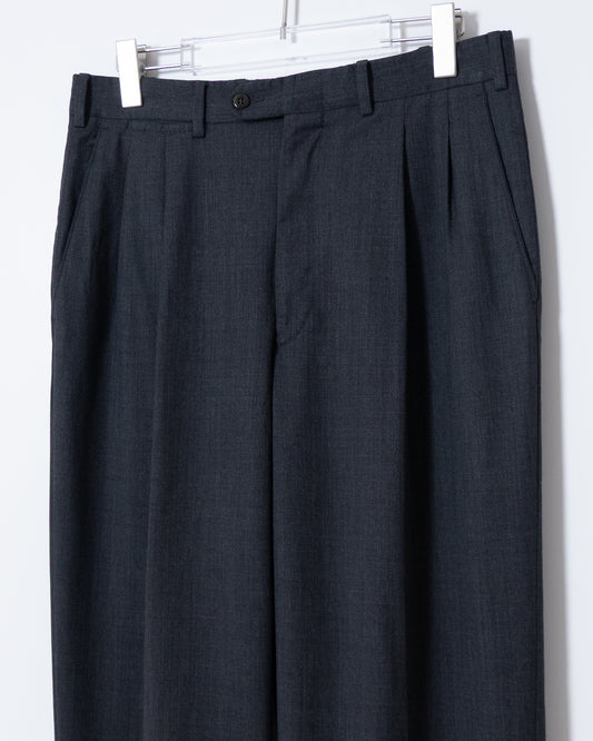 "Ermenegildo Zegna" for BERGDORF GOODMAN wide tuck slacks
