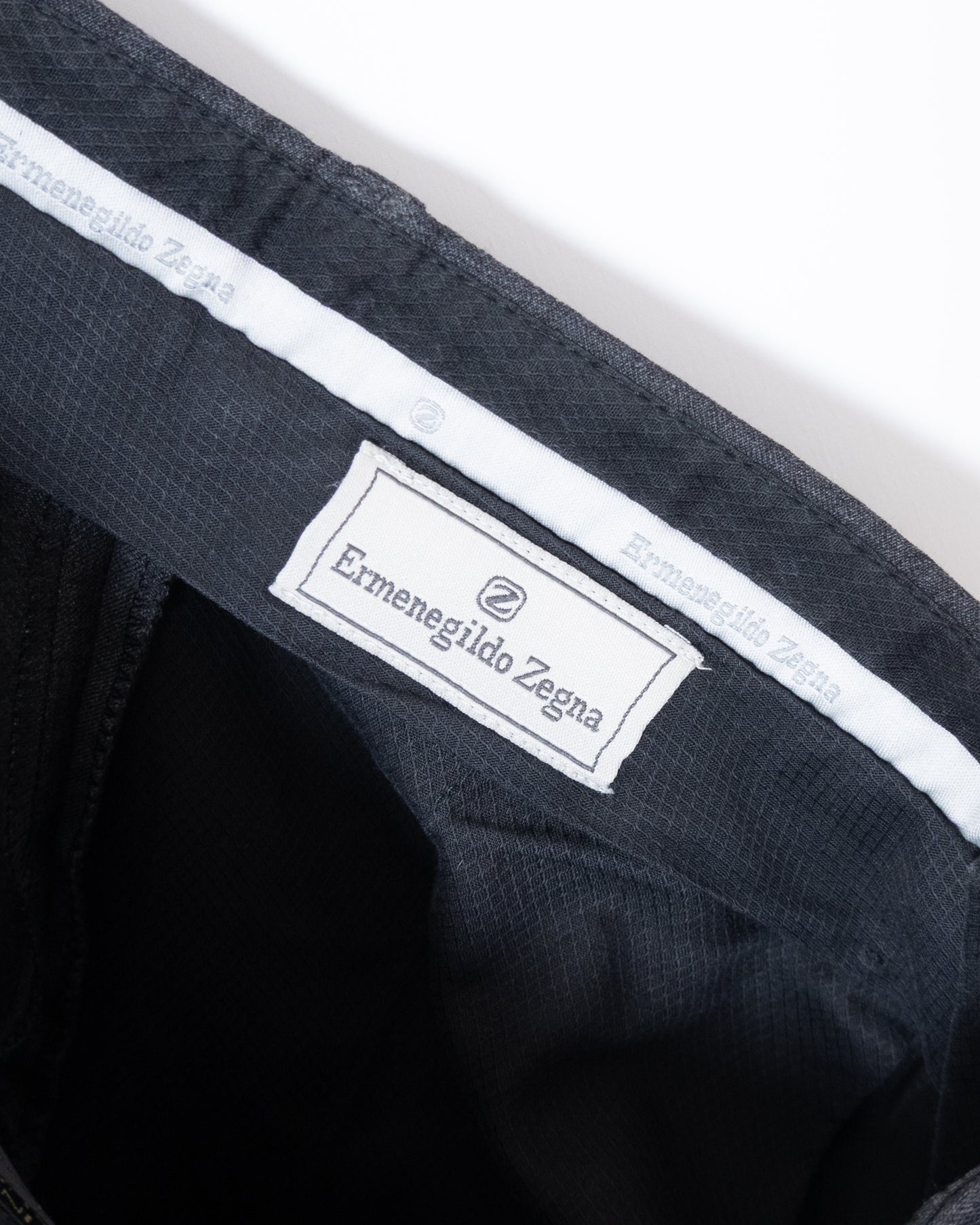 "Ermenegildo Zegna" for BERGDORF GOODMAN wide tuck slacks