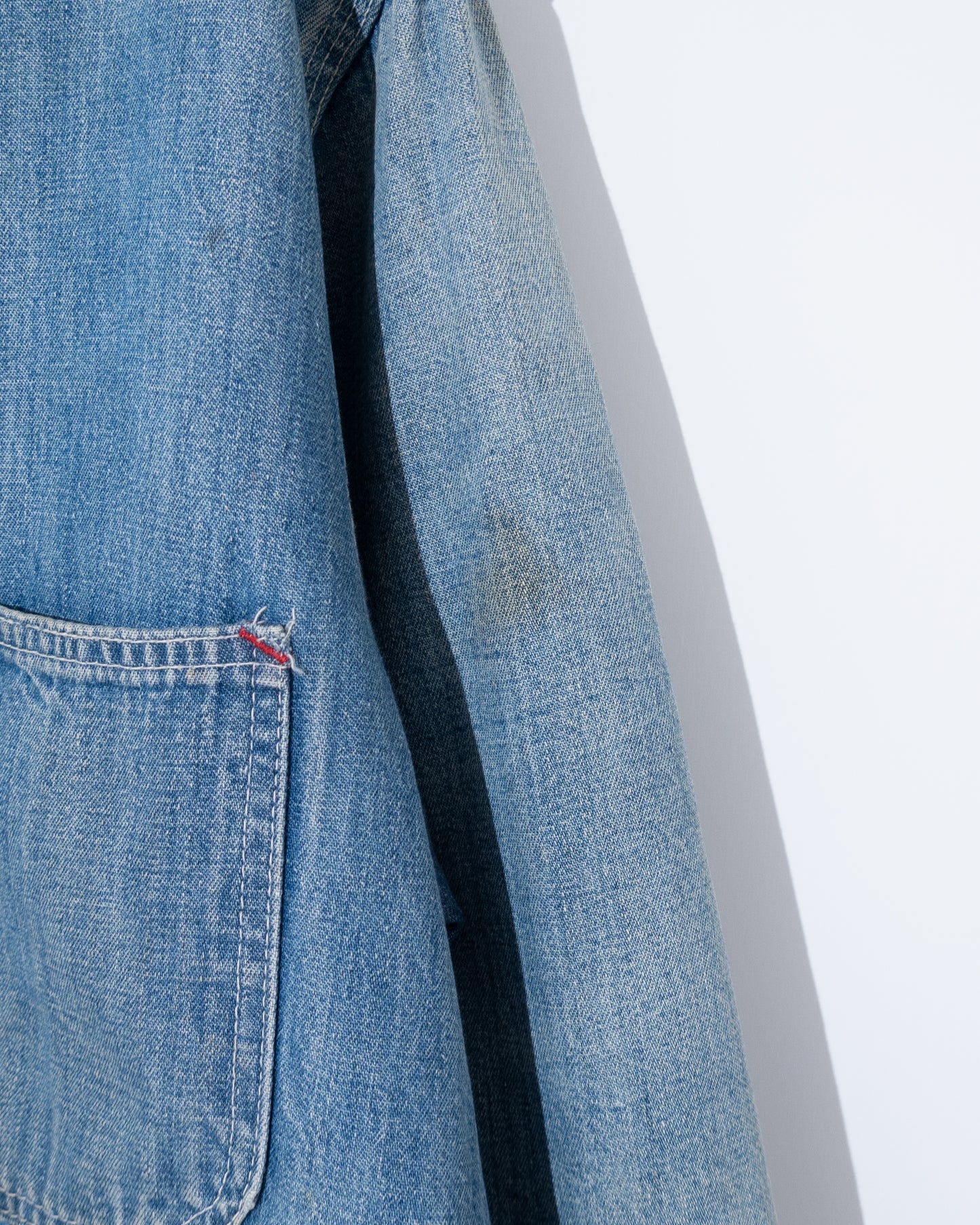 "Sears" denim coverall jacket with blanket liner