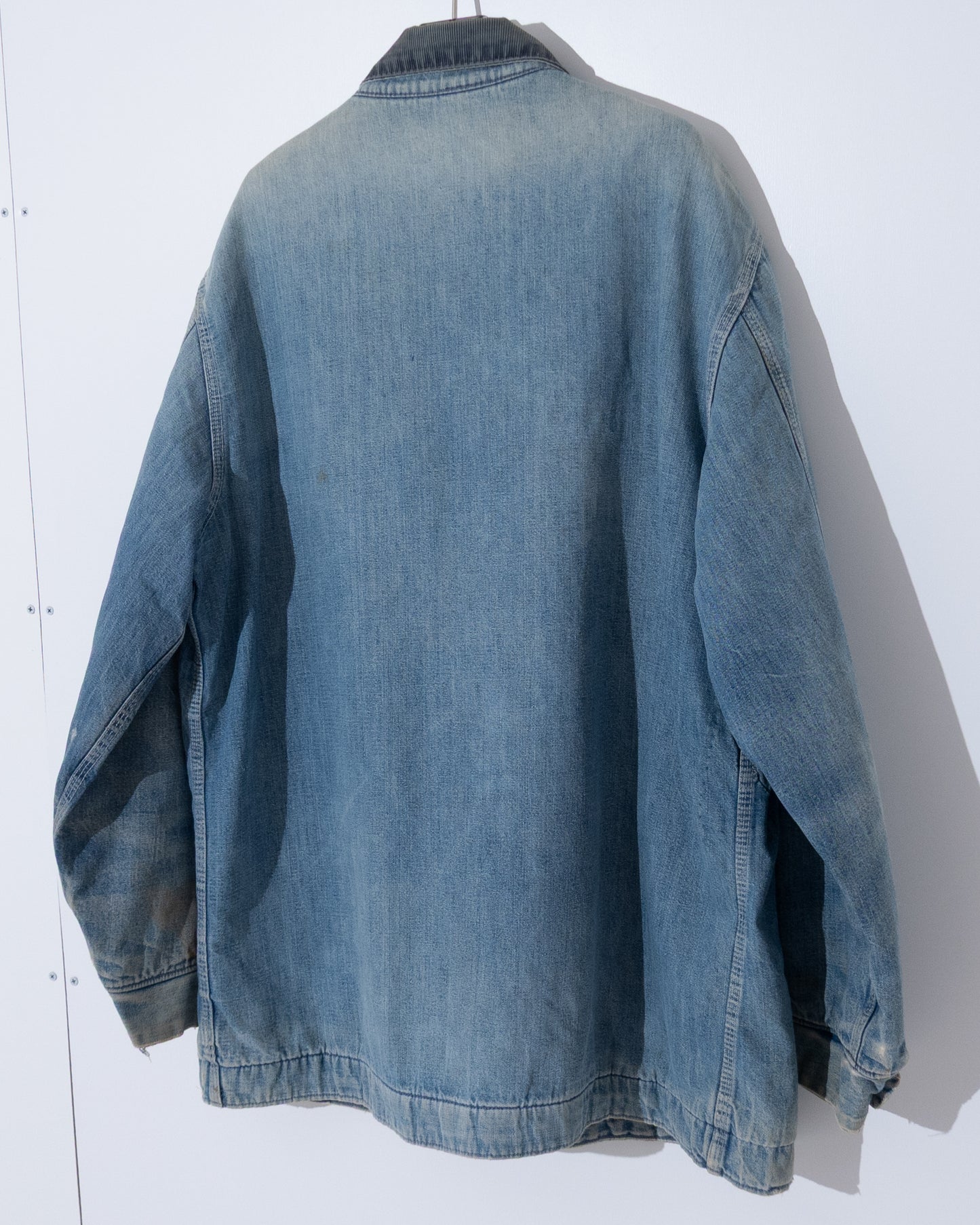"Sears" denim coverall jacket with blanket liner