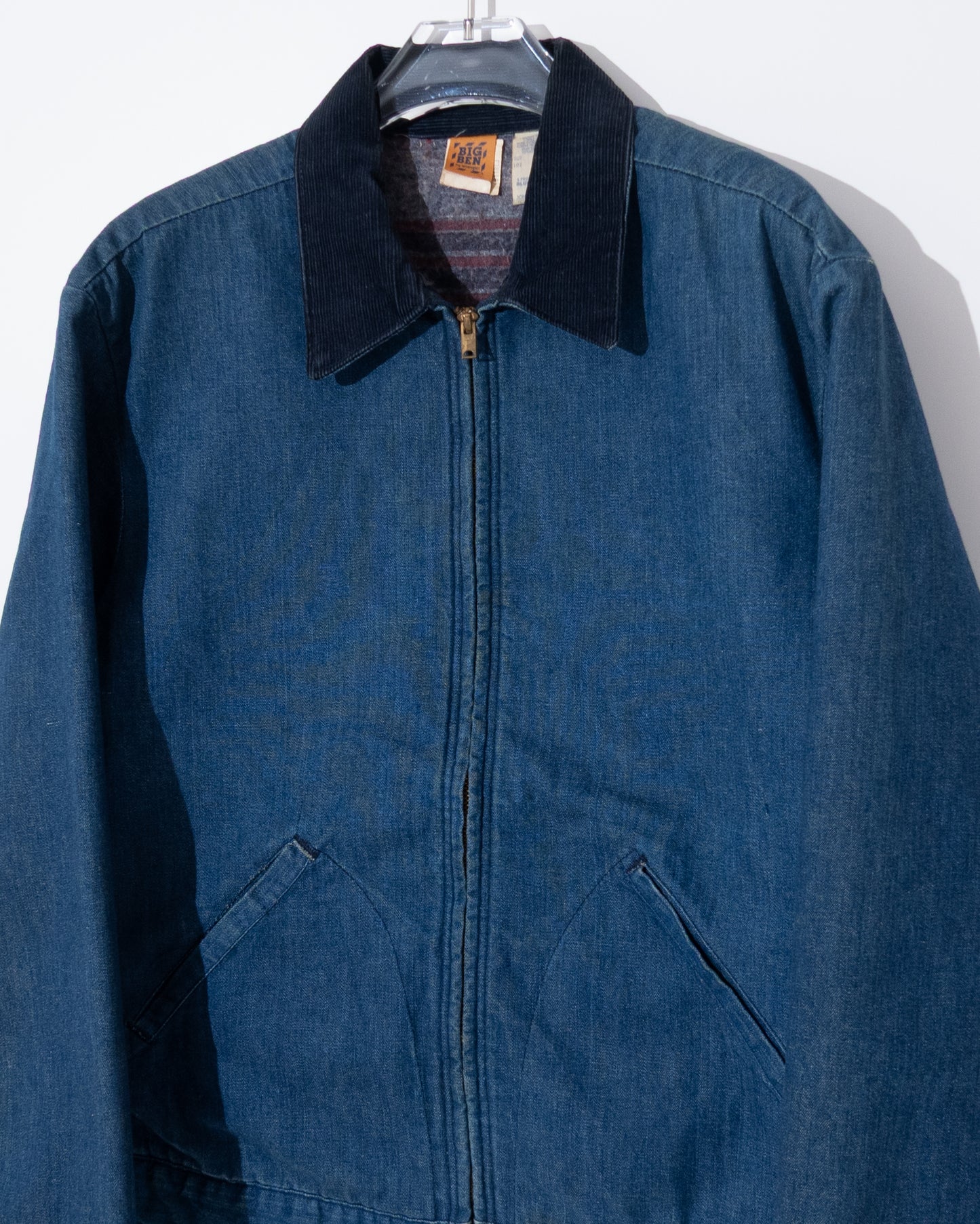 "BIG BEN by Wrangler" blanket lined zip denim jacket