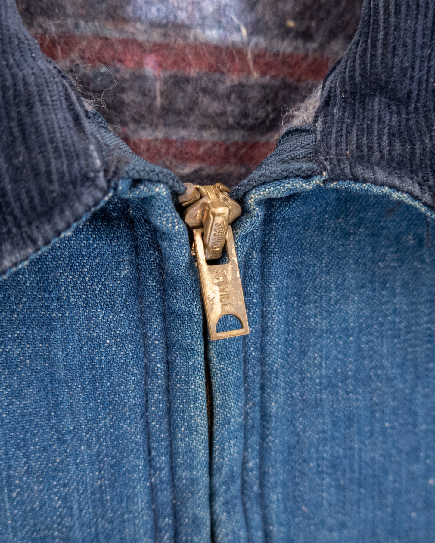 "BIG BEN by Wrangler" blanket lined zip denim jacket