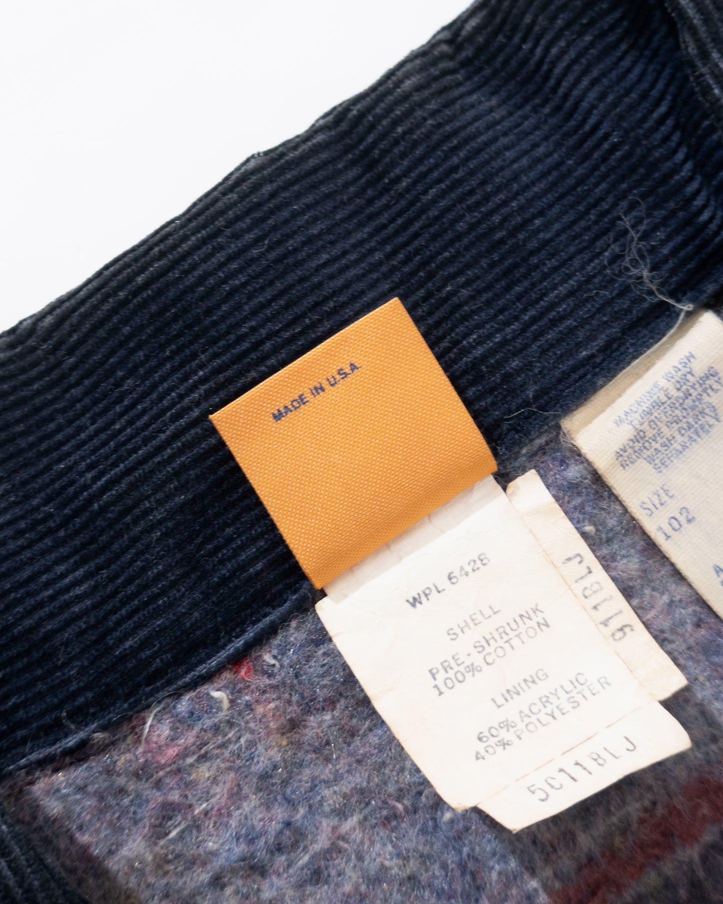 "BIG BEN by Wrangler" blanket lined zip denim jacket