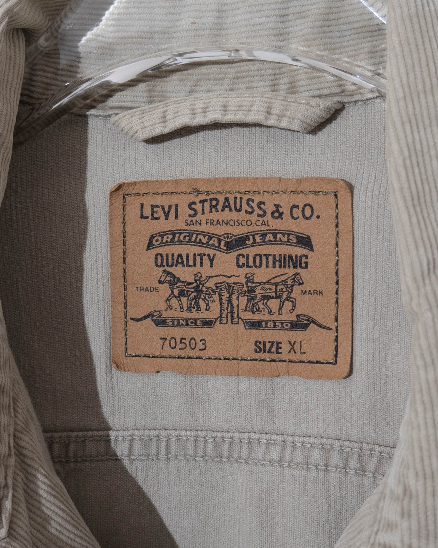 EURO "Levi's" 70503 corduroy trucker jacket