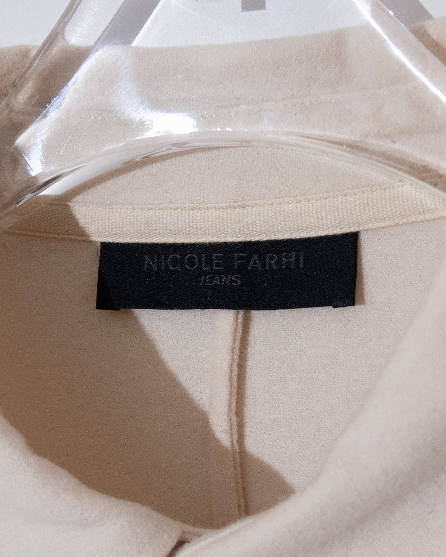 "NICOLE FARHI JEANS" wool shirt