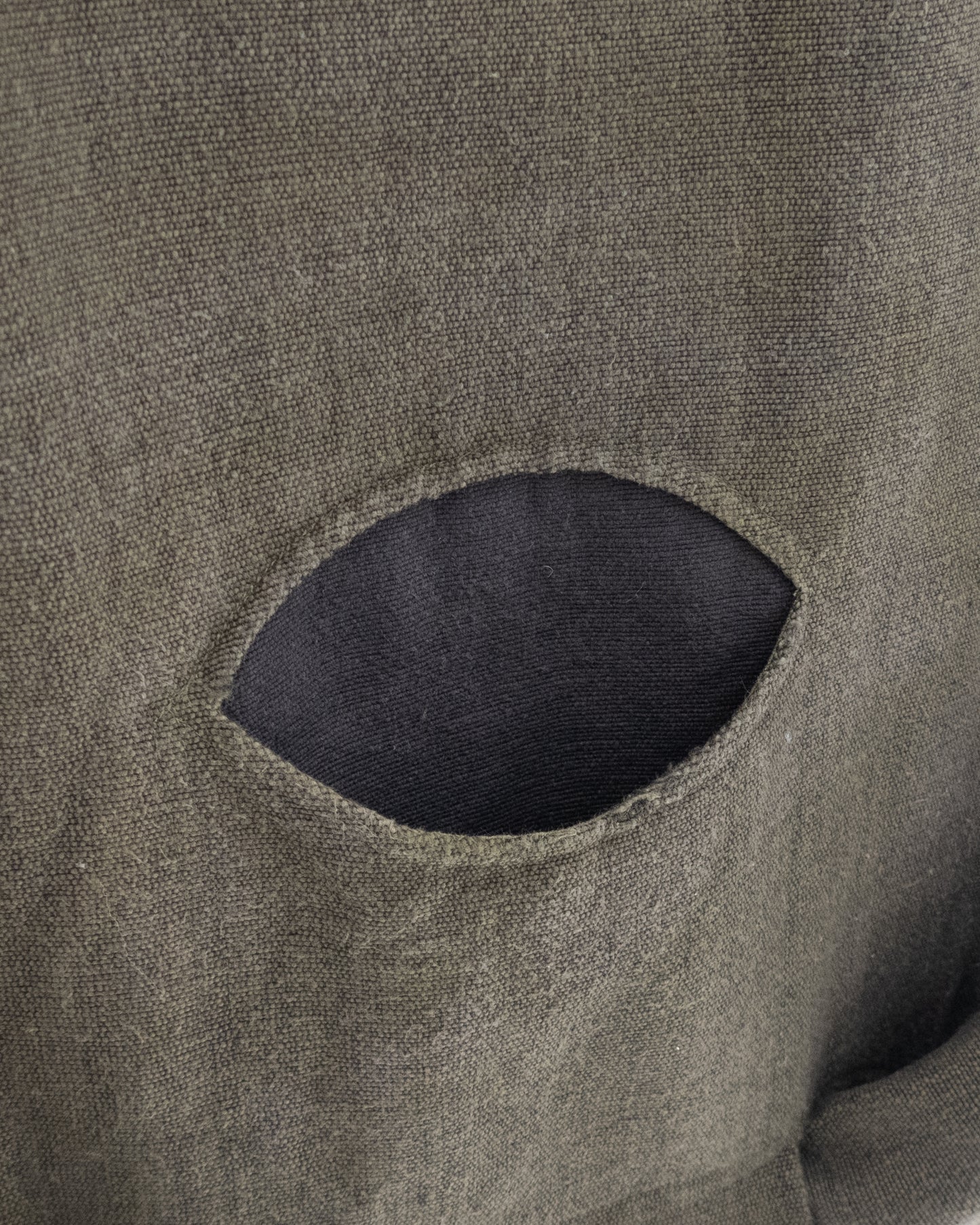 Diagonal zip hooded jacket