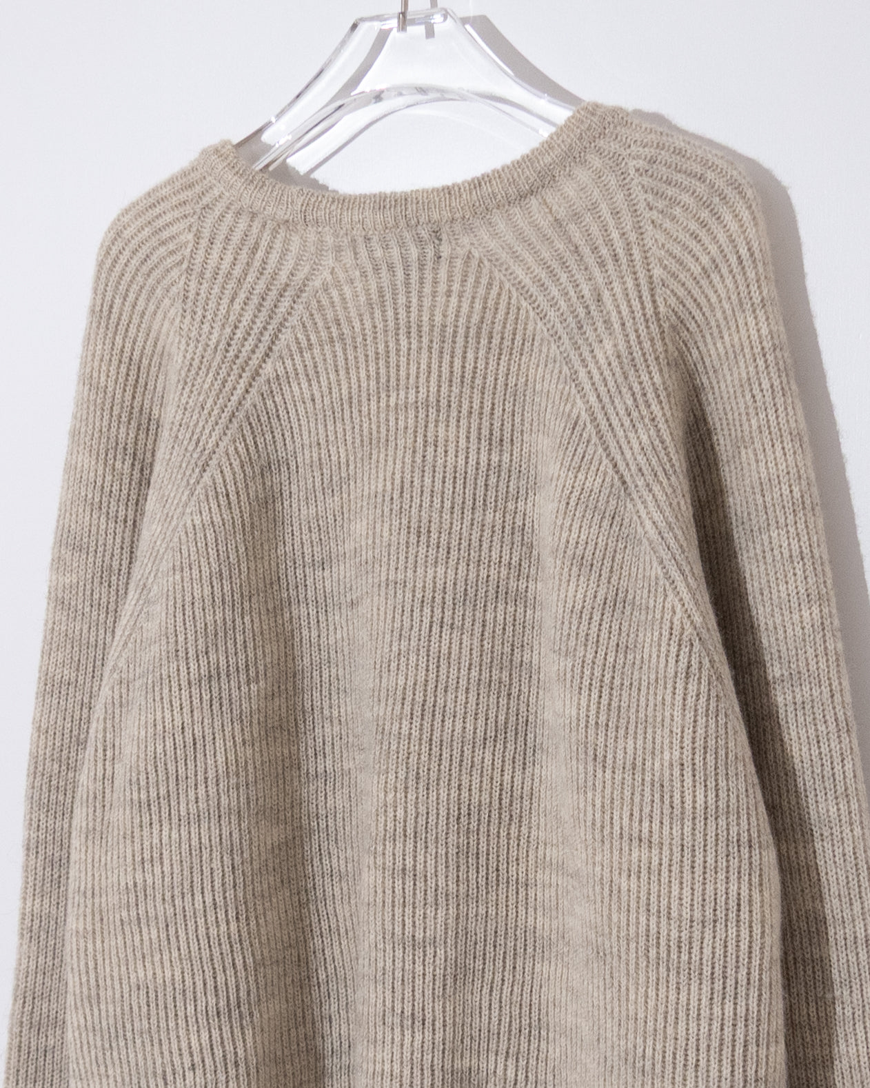 "Lands' End" rib knit sweater