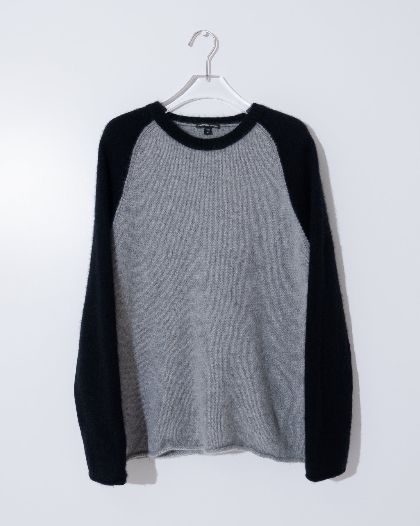 'JAMES PERSE' 2-tone cashmere knit