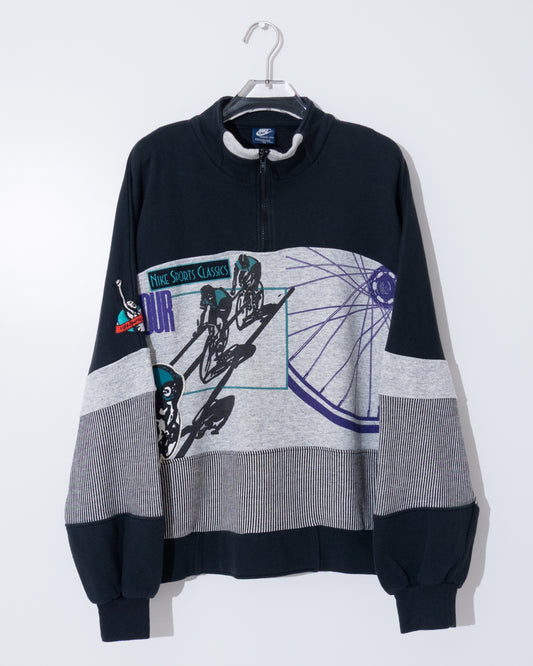 'NIKE' half-zip sweatshirt