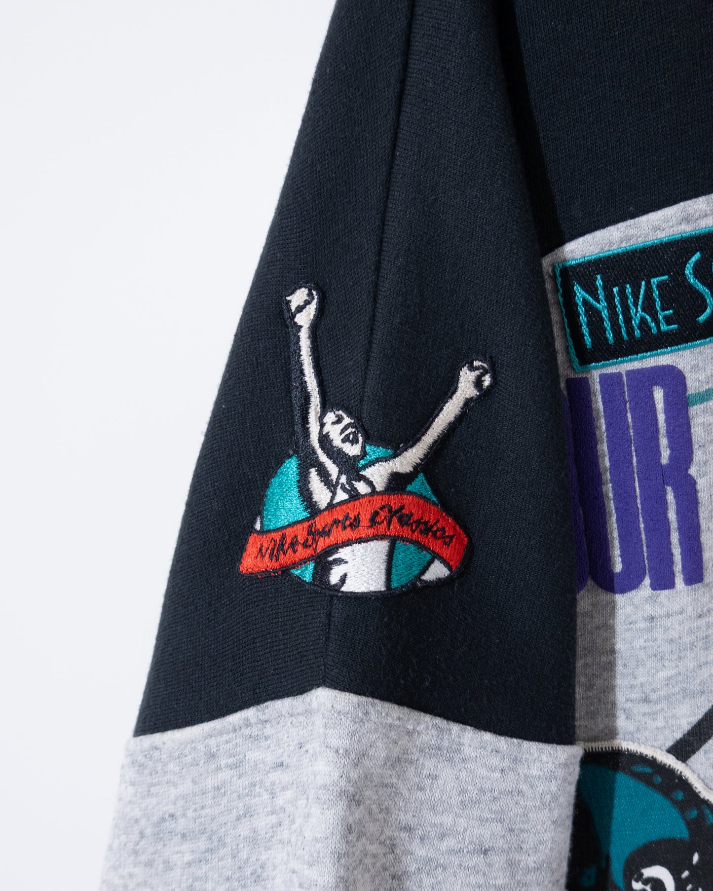 'NIKE' half-zip sweatshirt