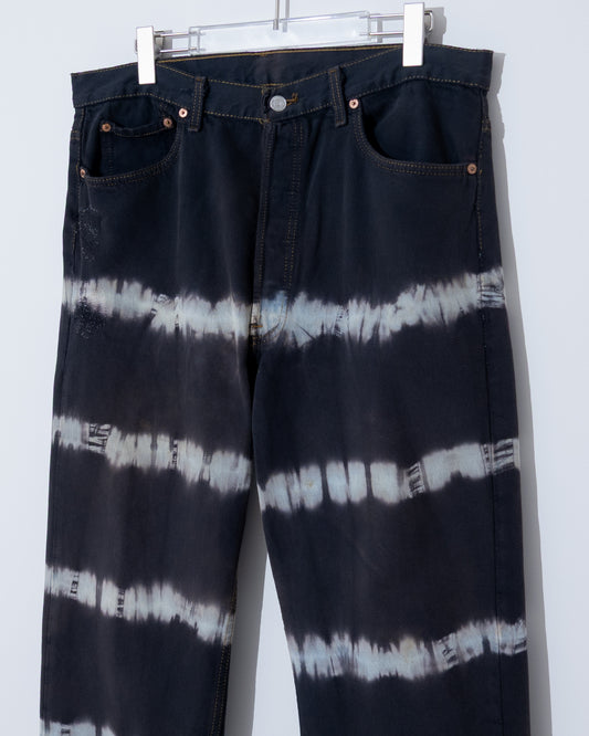 "Levi's" 501 tie dye denim pants